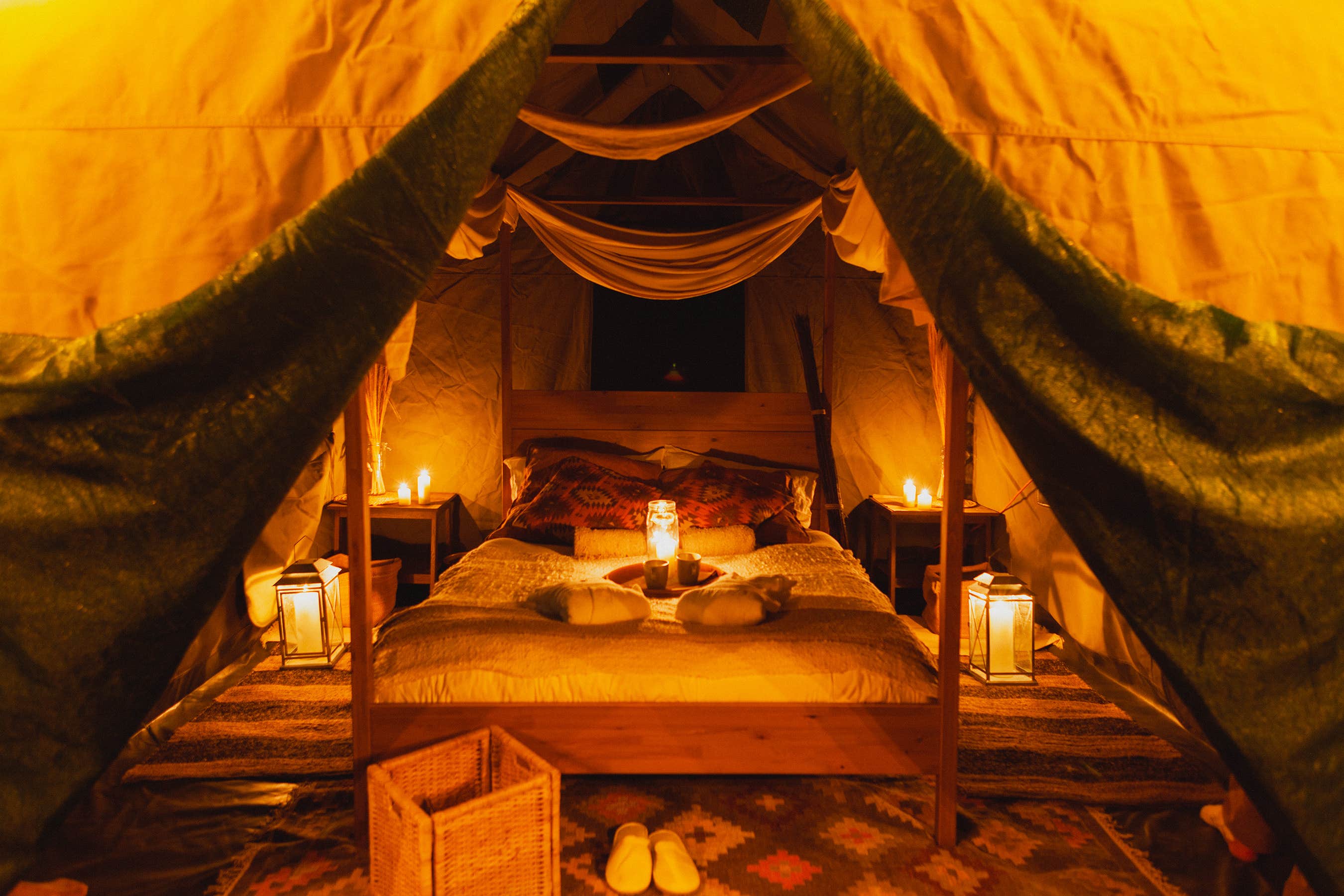 Chris M.'s photo of glamping accommodations at Dunes Desert Camp near Mosca, CO