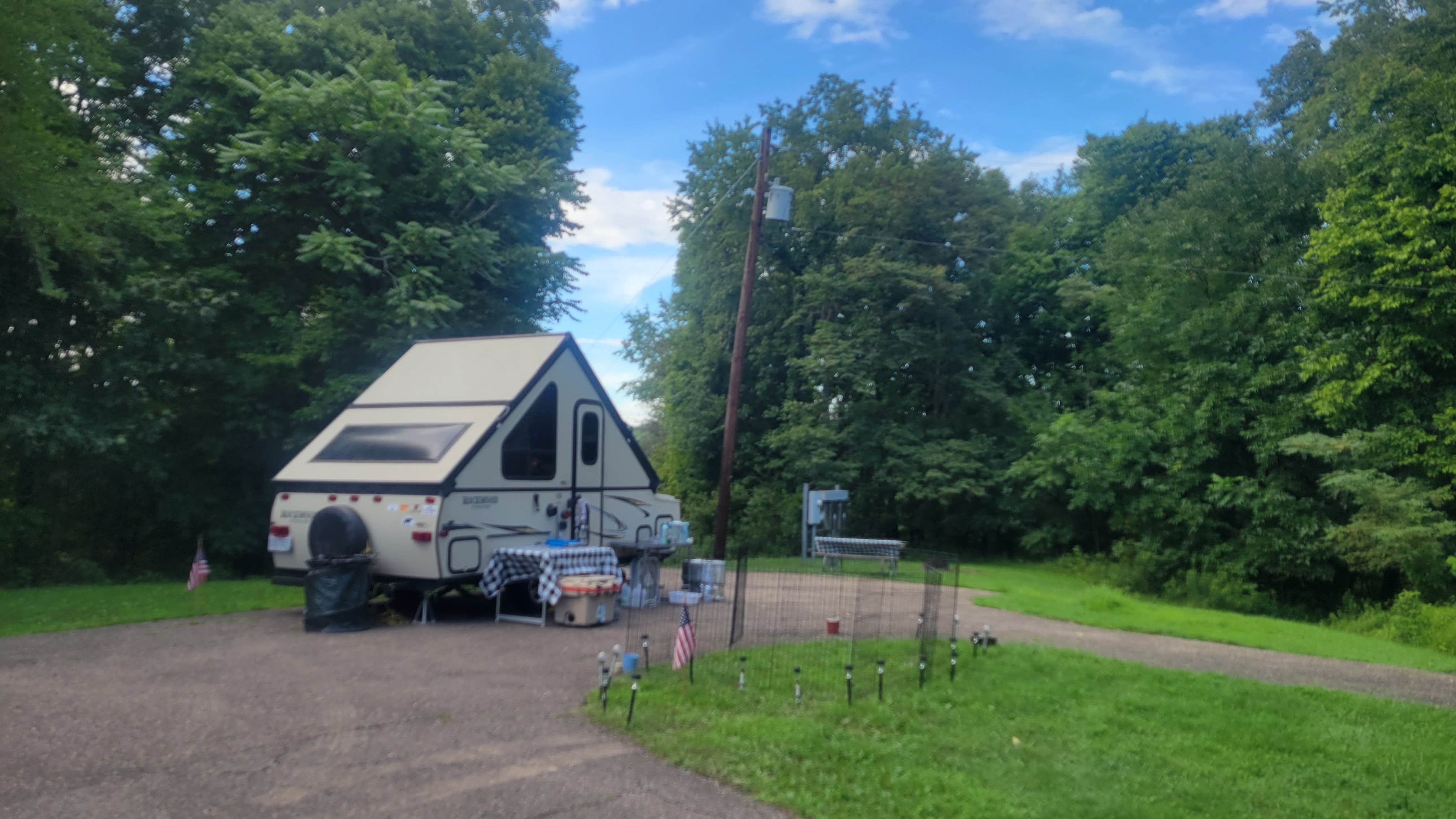 Sandra S.'s photo of rv camping at Forked Run State Park Campground near Letart, WV
