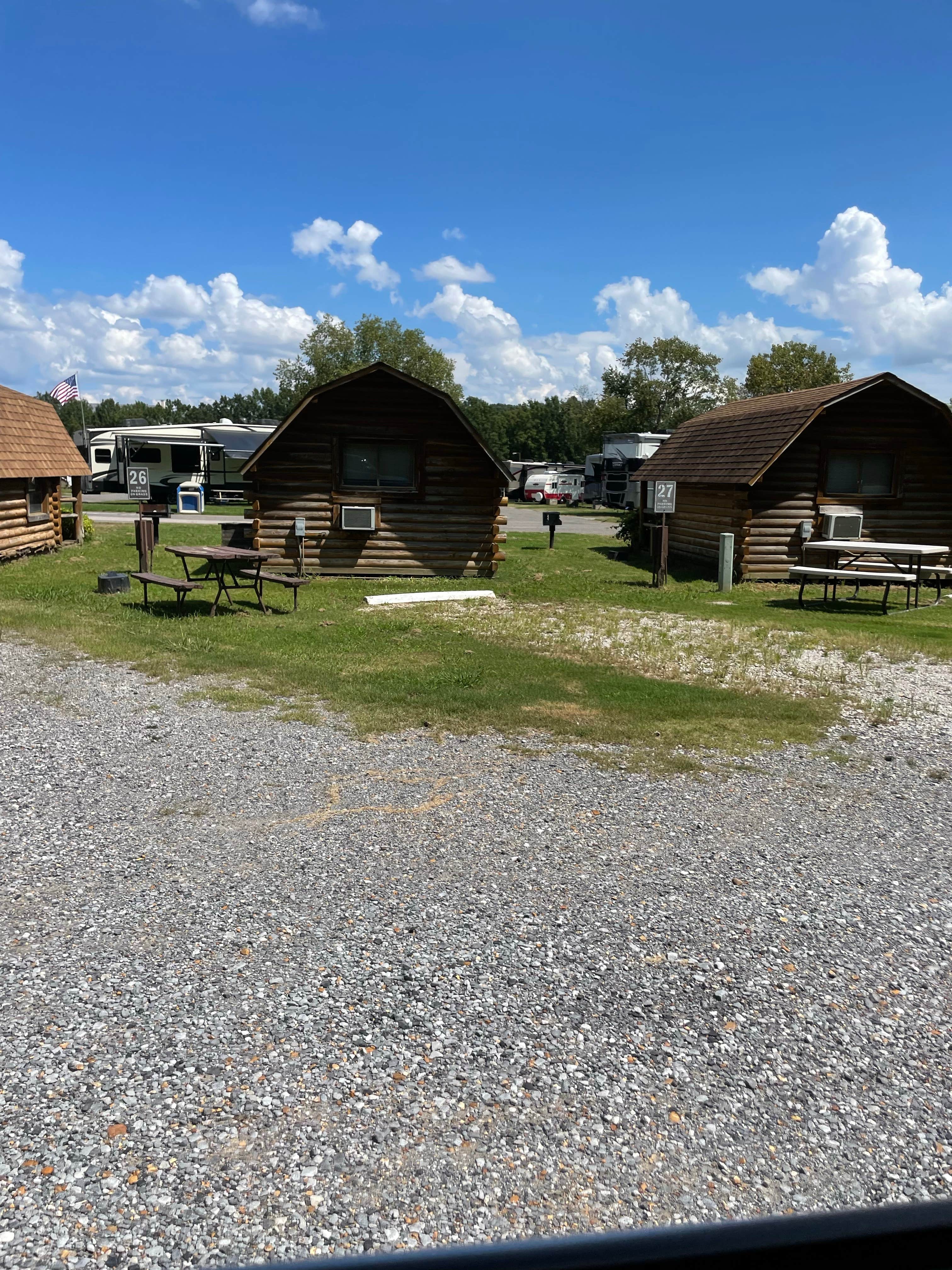 Shana D.'s photo of a cabin at Graceland RV Park & Campground near Olive Branch, MS