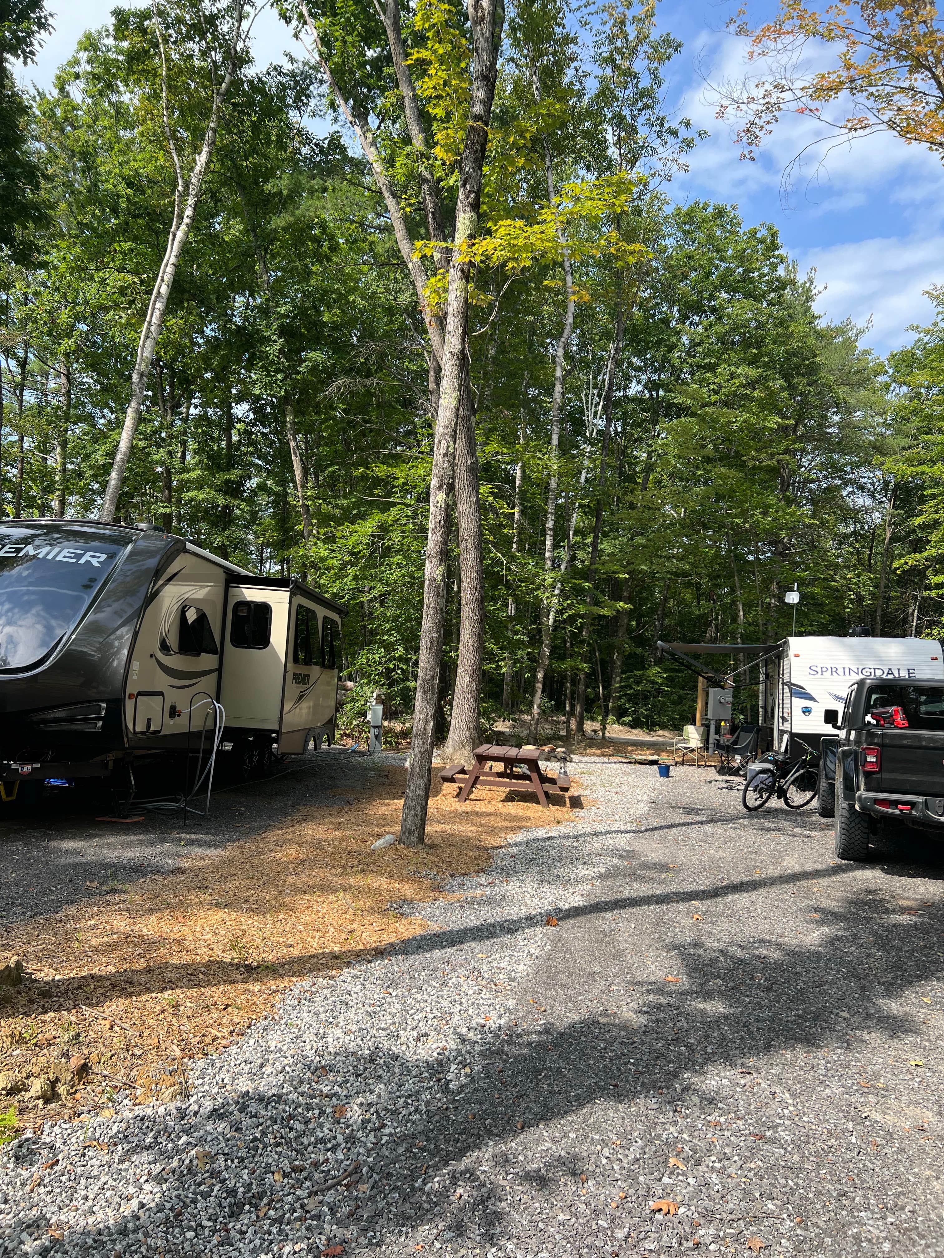 Camper-submitted photo at Augusta West Kampground near Jay, ME