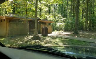Jennifer K.'s photo of glamping accommodations at Morris Hill Campground near Deerfield, VA