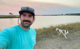 Daniel B.'s photo of camping with pets at Snake Creek Recreation Area — Snake Creek State Recreation Area near Platte, SD