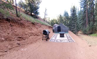 Camping near Golden Bell Camp and Conference Center: "Glamping" Pike's Peak Camping Spot- Reservation Only Site, Midland, Colorado