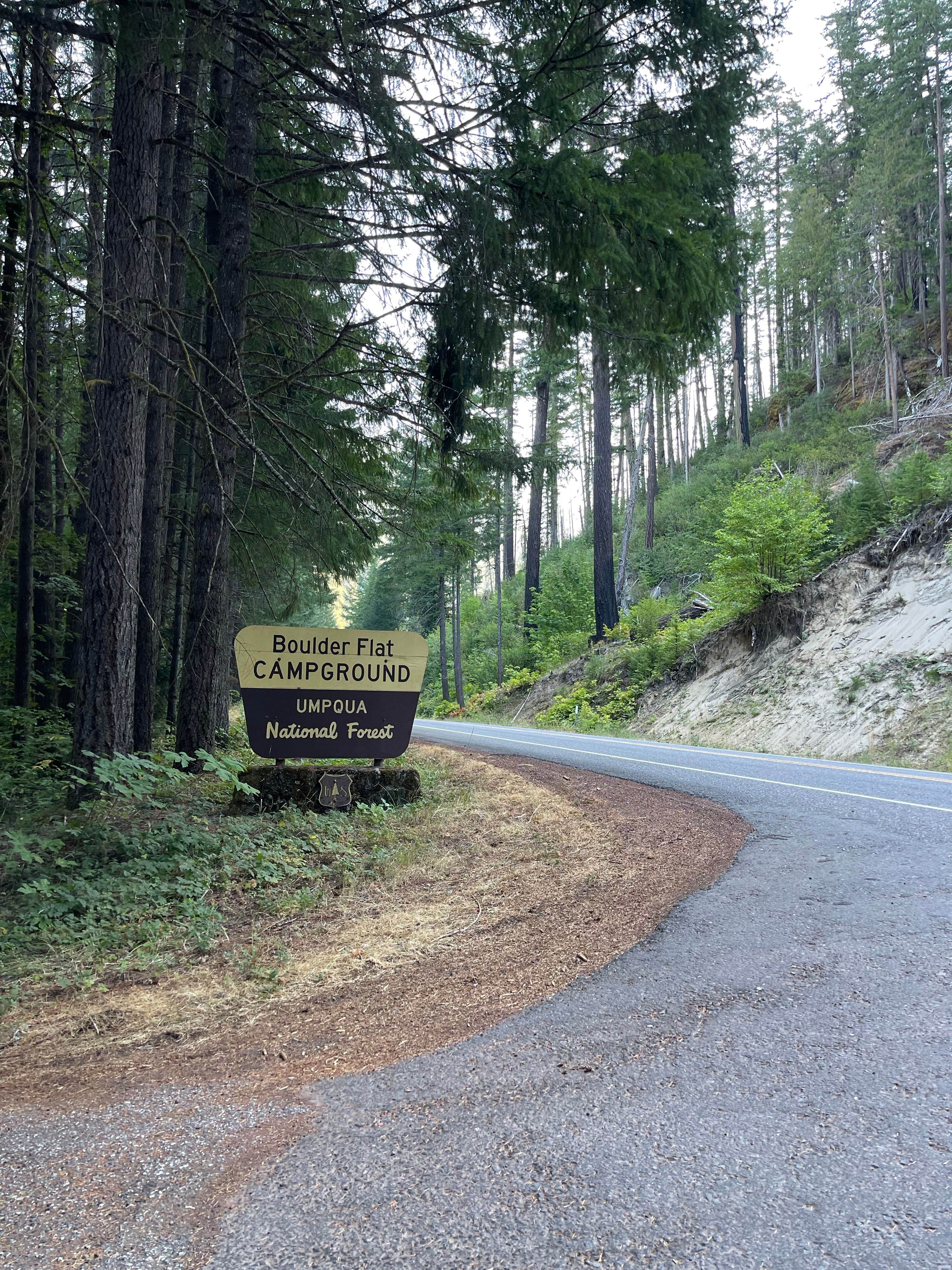 Camper-submitted photo at Boulder Flat Campground near Umpqua National Forest