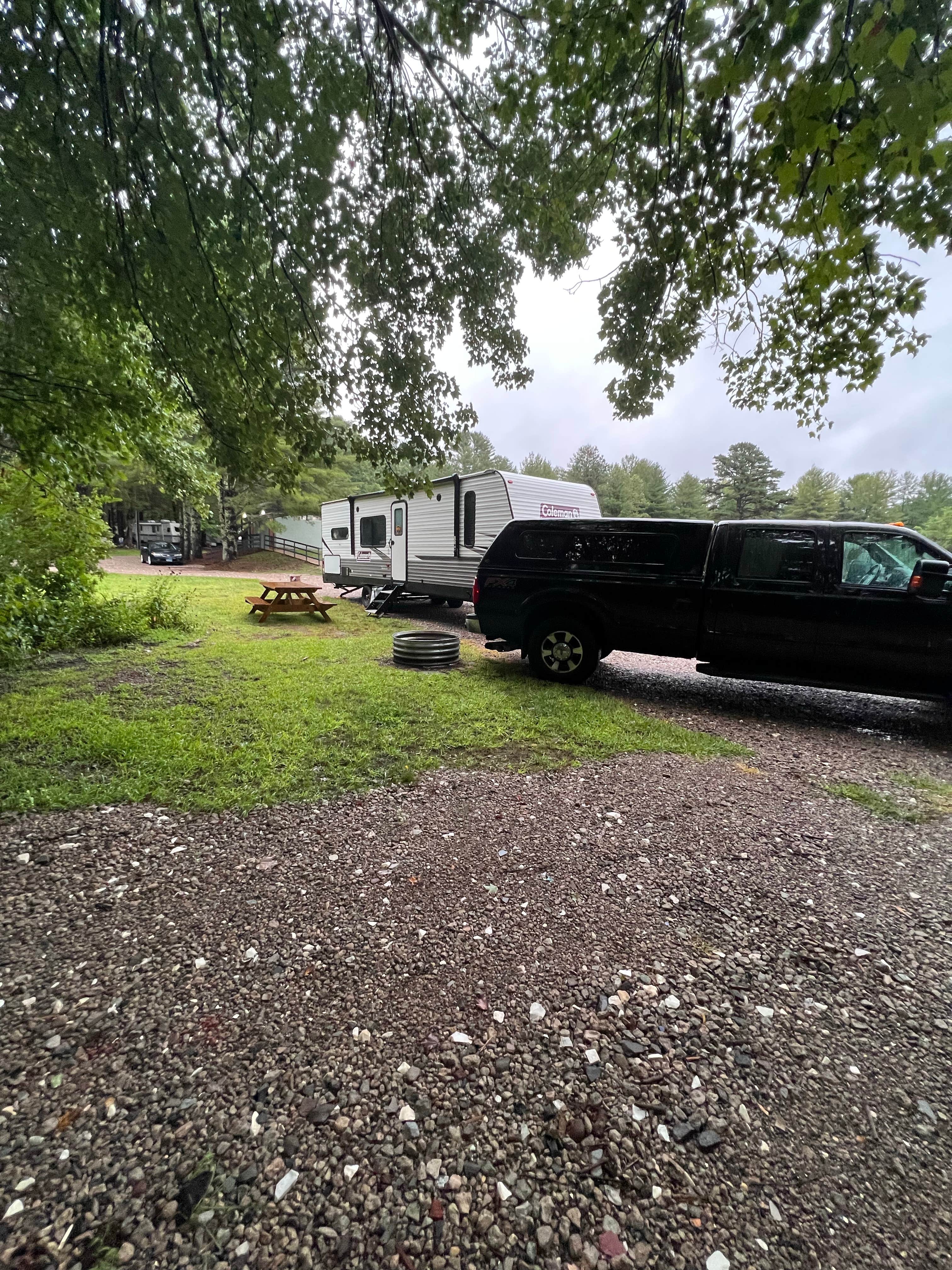 Brittany V.'s photo of rv camping at The Quarry Campground near Springfield, MA
