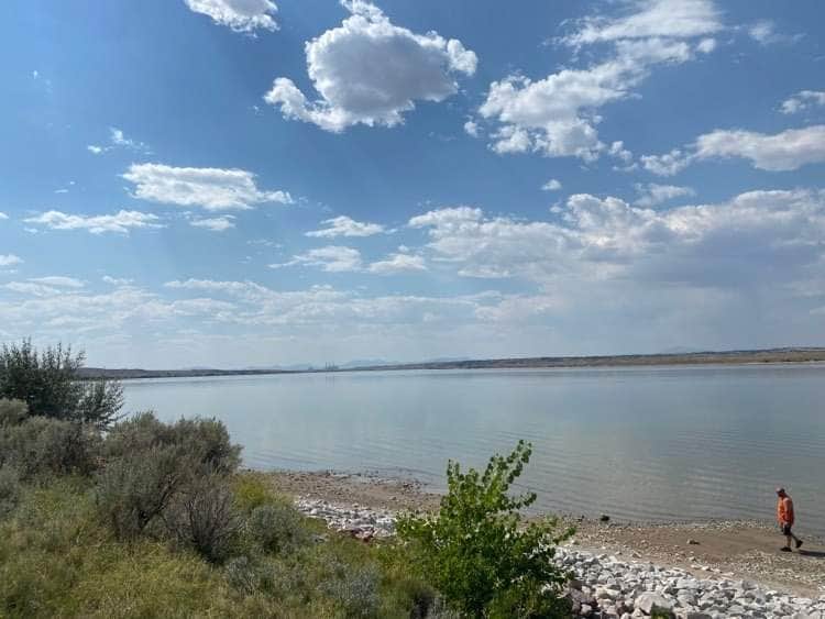 Wayne H.'s photo of a dispersed camping area at Grayrocks Reservoir Public Access near Wheatland, WY