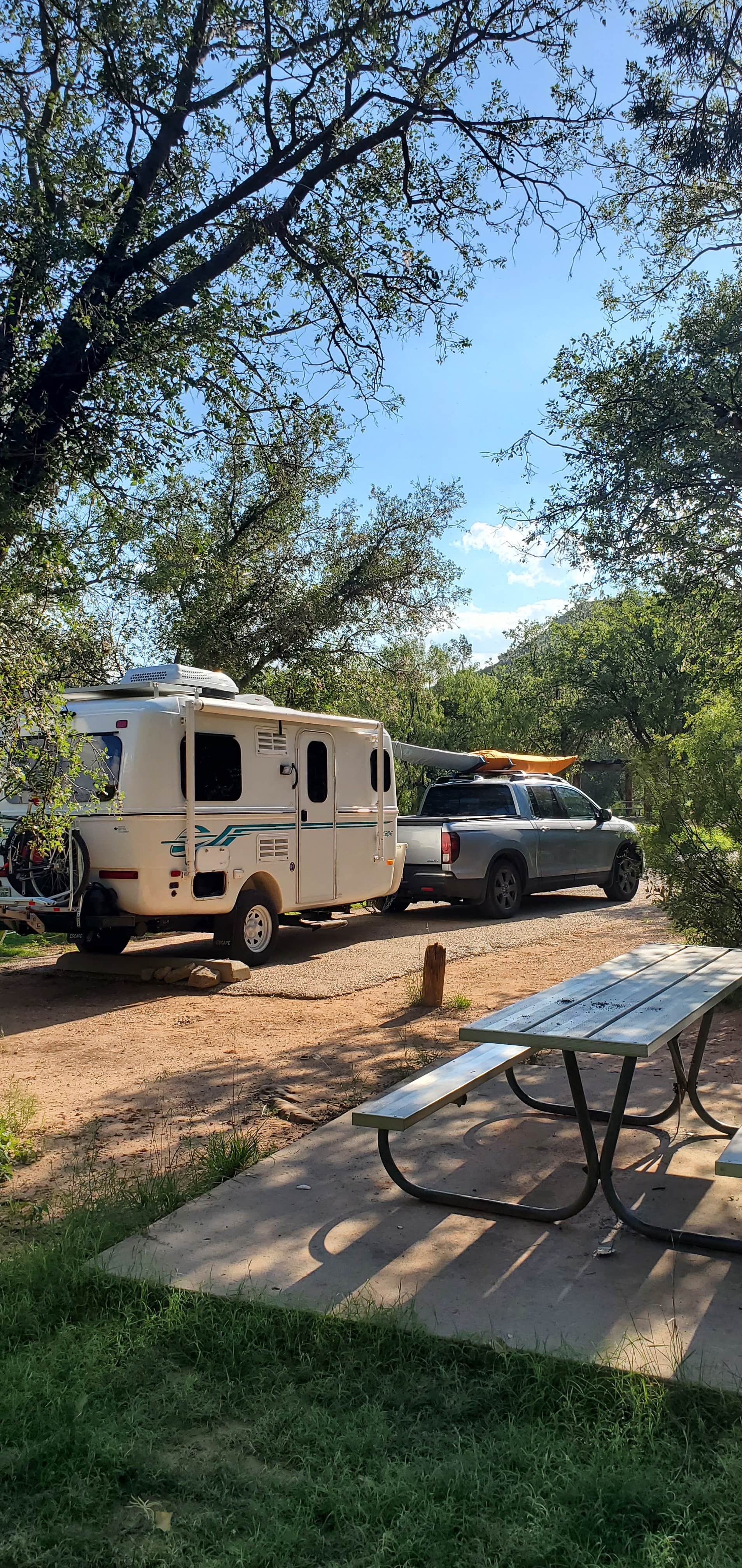 Terry P.'s photo of rv camping at Hackberry Campground — Palo Duro Canyon State Park near Canyon, TX