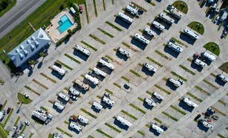 Camping near Seaside Hotel & RV Resort: Big Spot RV Resort, Texas City, Texas