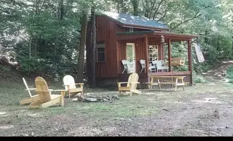 Camping near Pine Creek Tiny House: Williams Riverside Cabin , Tyro, Virginia