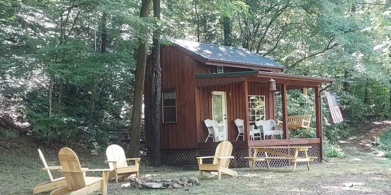 Camper submitted image from Williams Riverside Cabin