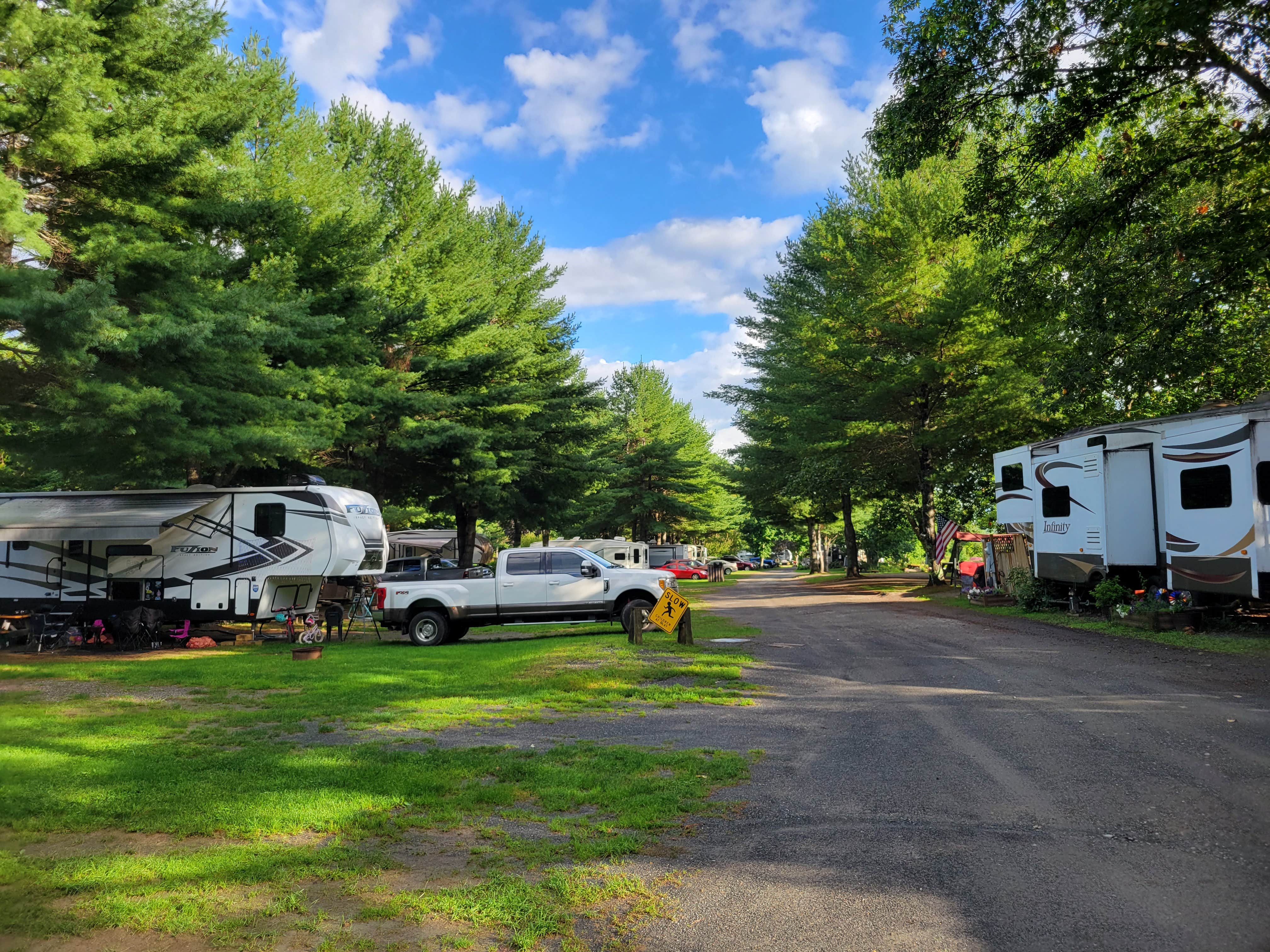 Nancy W.'s photo of rv camping at Two Rivers Campground near Caratunk, ME