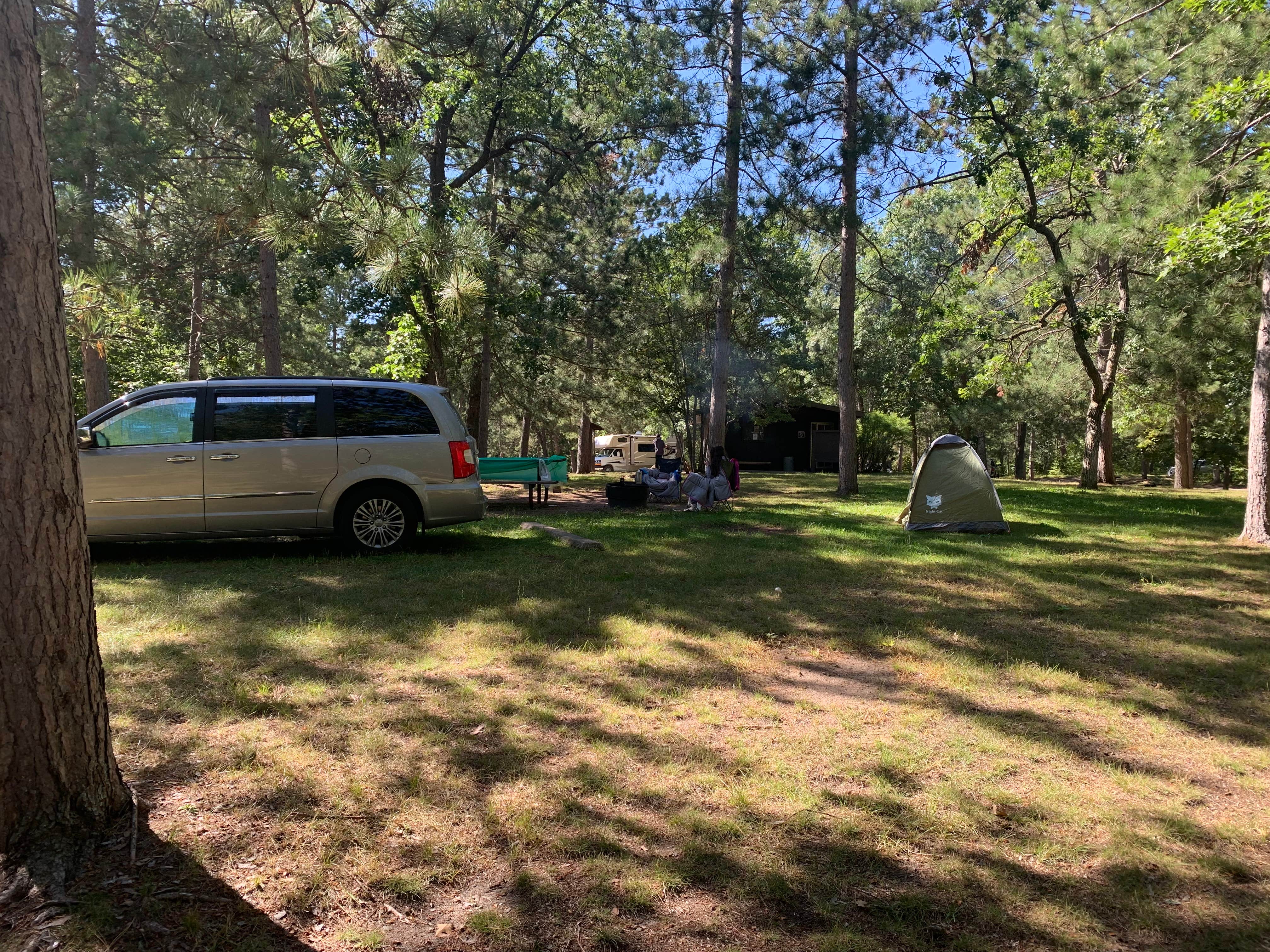 Alicia A.'s photo of rv camping at Crow Wing State Park Campground near Isle, MN