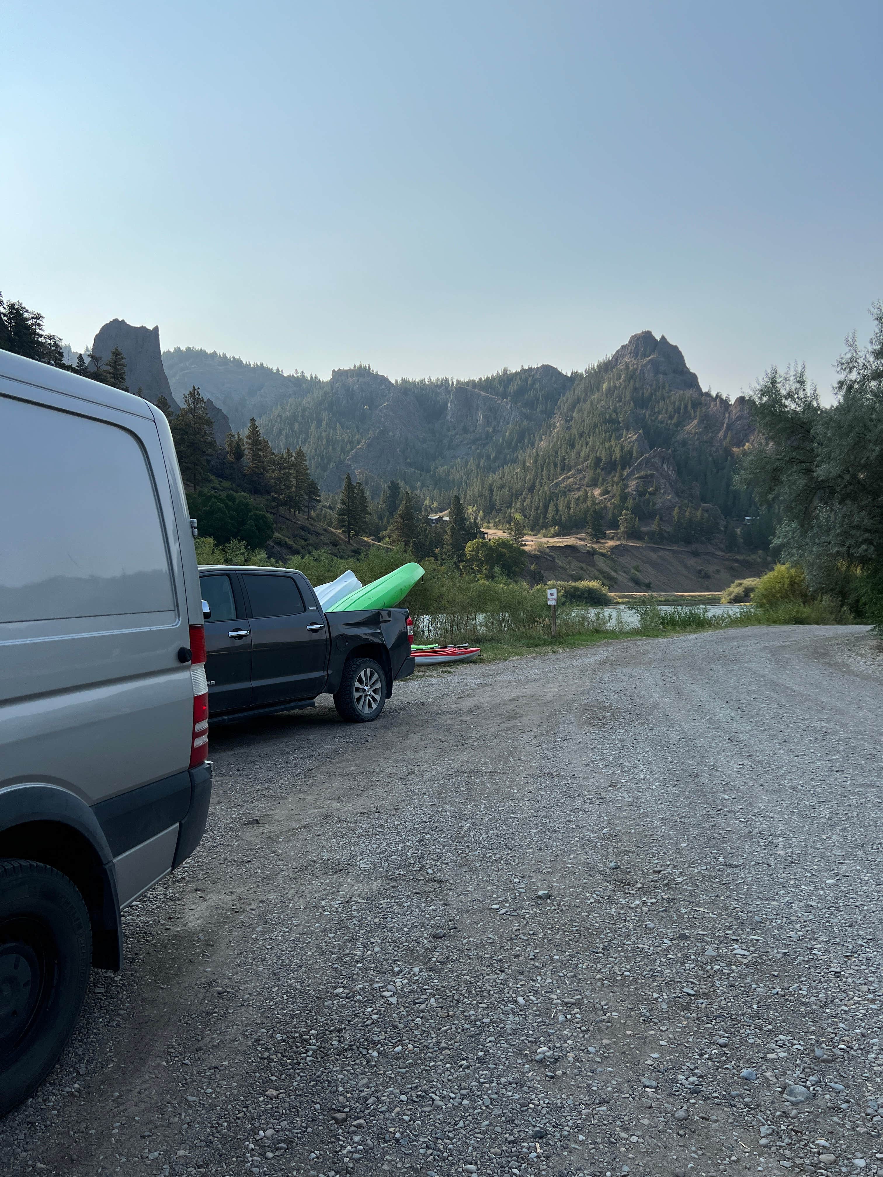 Chris N.'s photo of rv camping at Mid-Canon Fishing Access Site near Ulm, MT