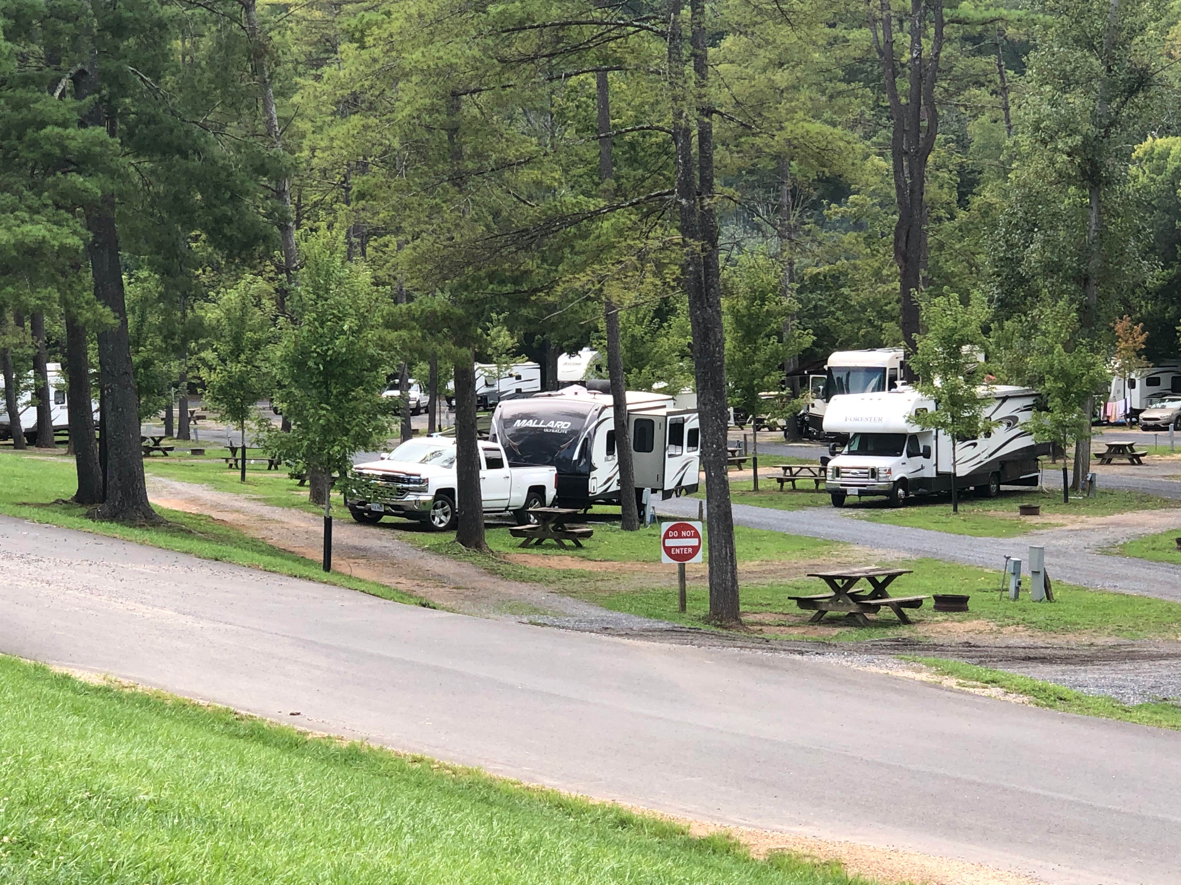 Jennifer A.'s photo of rv camping at Shenandoah Valley Campground near George Washington & Jefferson National Forests