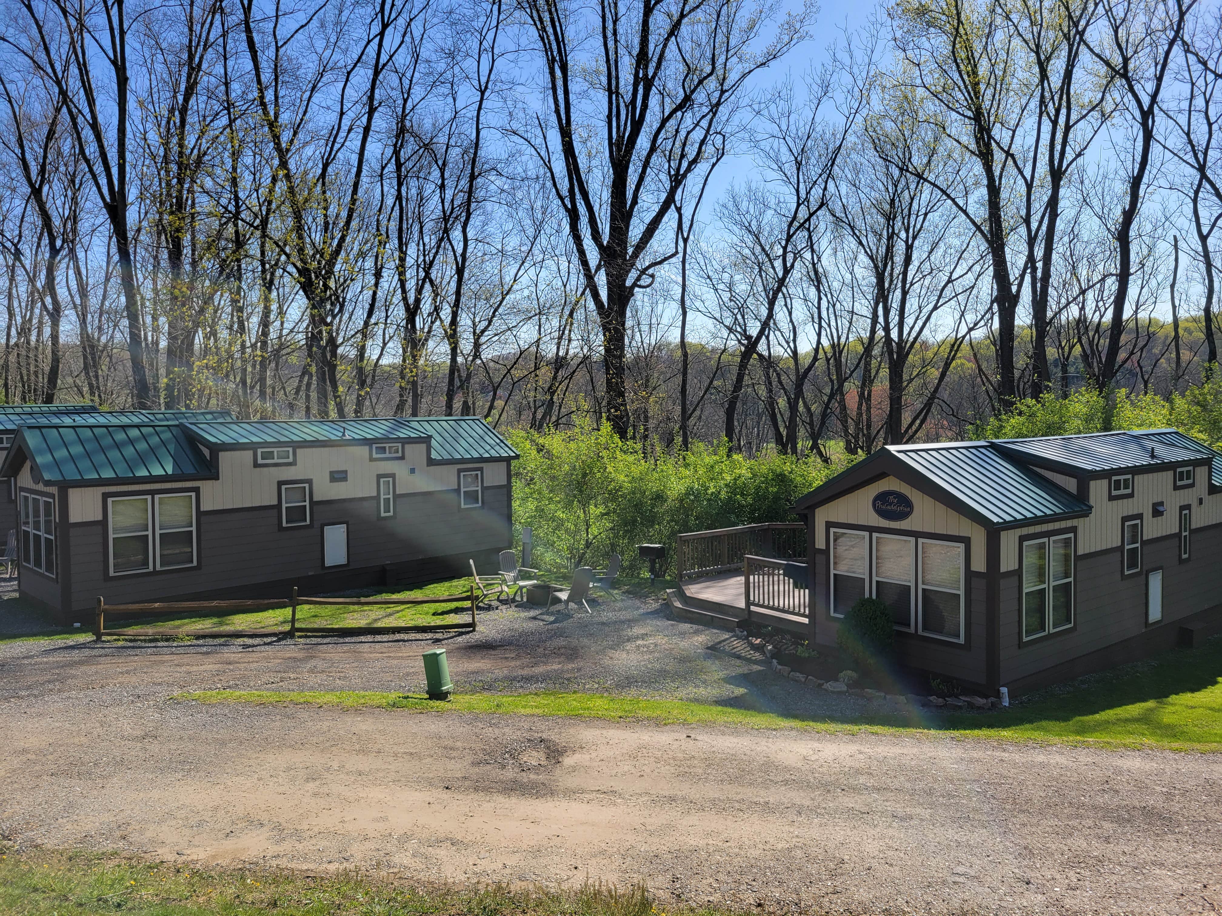 Nancy W.'s photo of a cabin at Philadelphia-West Chester KOA near Runnemede, NJ