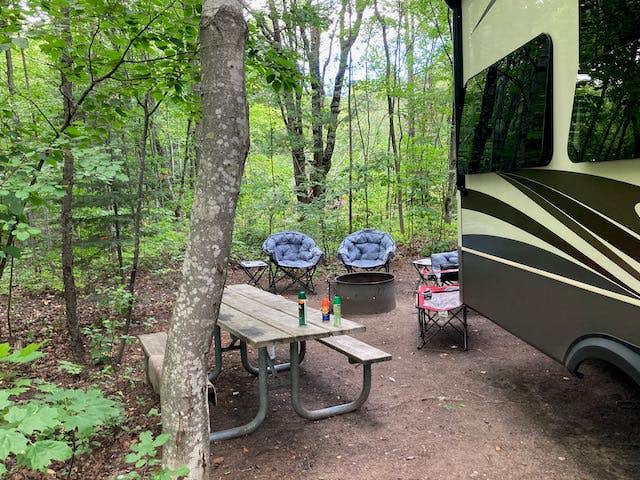 MickandKarla W.'s photo of rv camping at Bay Furnace Campground near Gwinn, MI