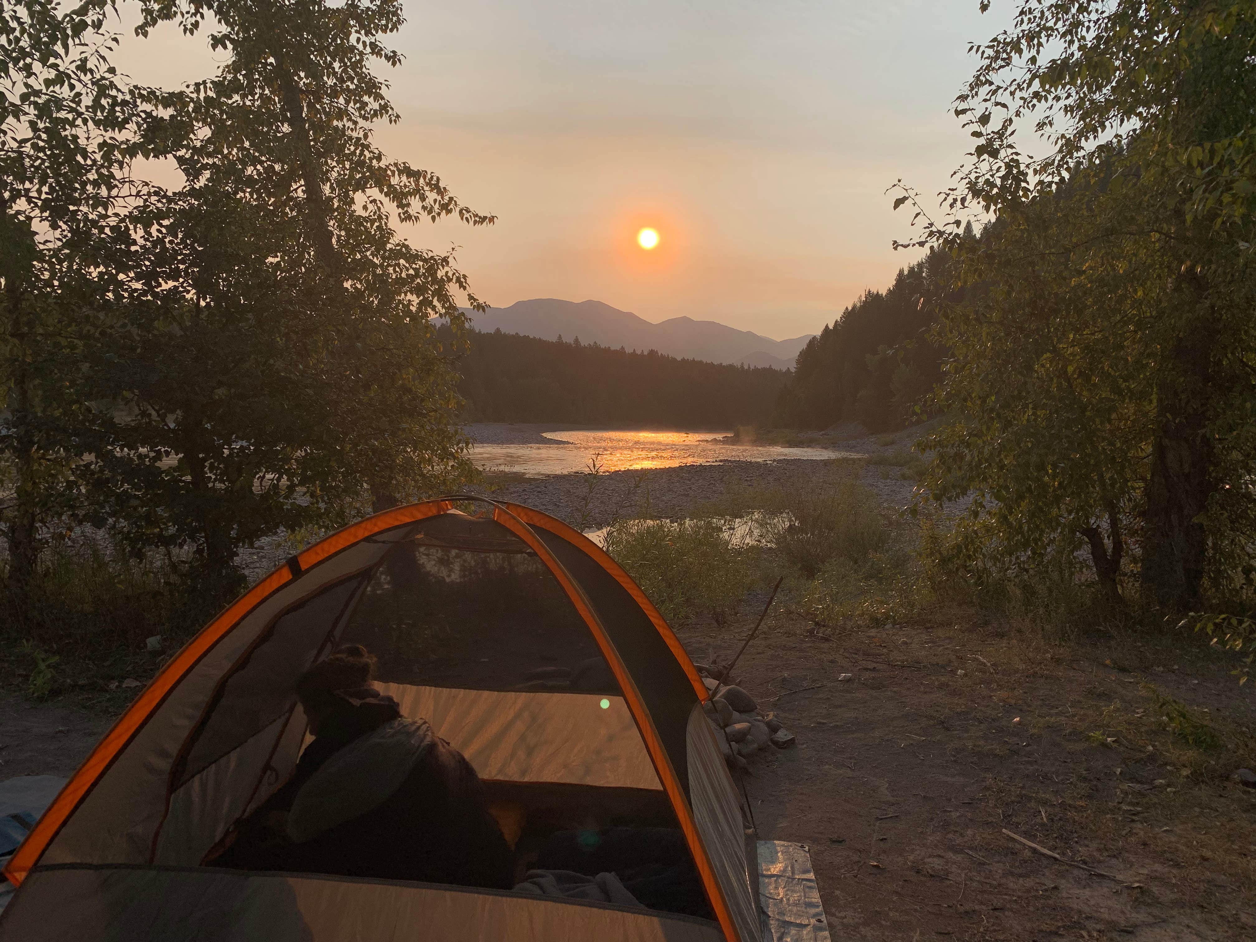 Abby D.'s photo at Middle Fork Flathead River Dispersed in Montana