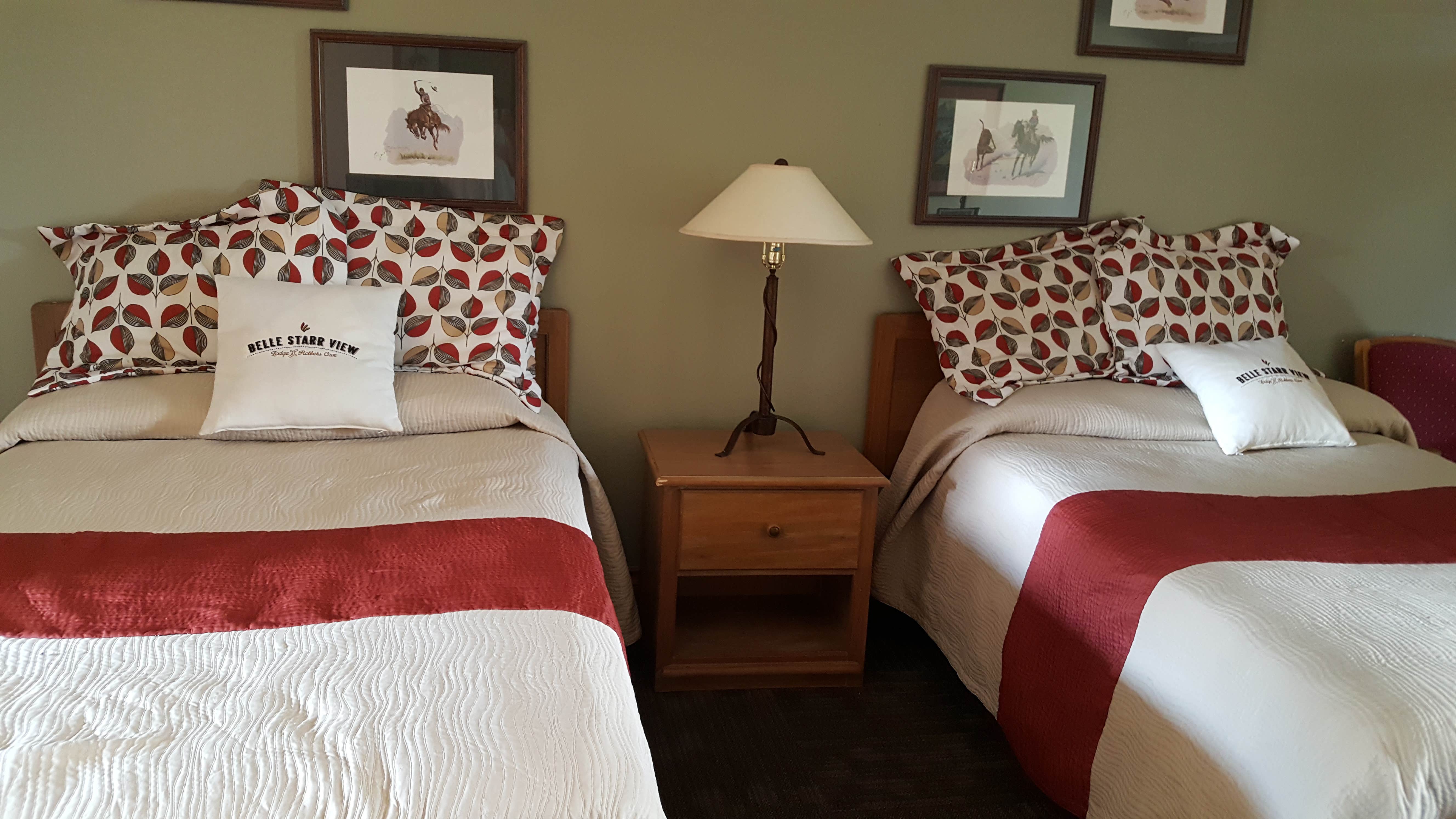 Melanie W.'s photo of glamping accommodations at Robbers Cave State Park — Robbers Cave State Resort Park near Sardis Lake