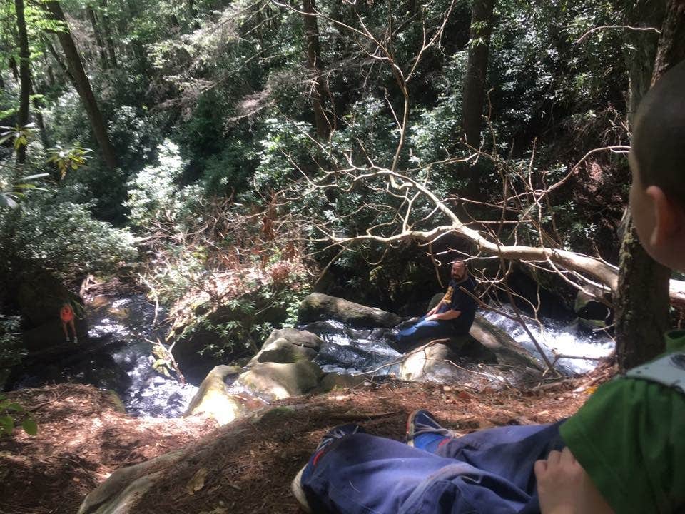 Camper-submitted photo at Long Creek Falls Appalachian Trail near Nelson, GA