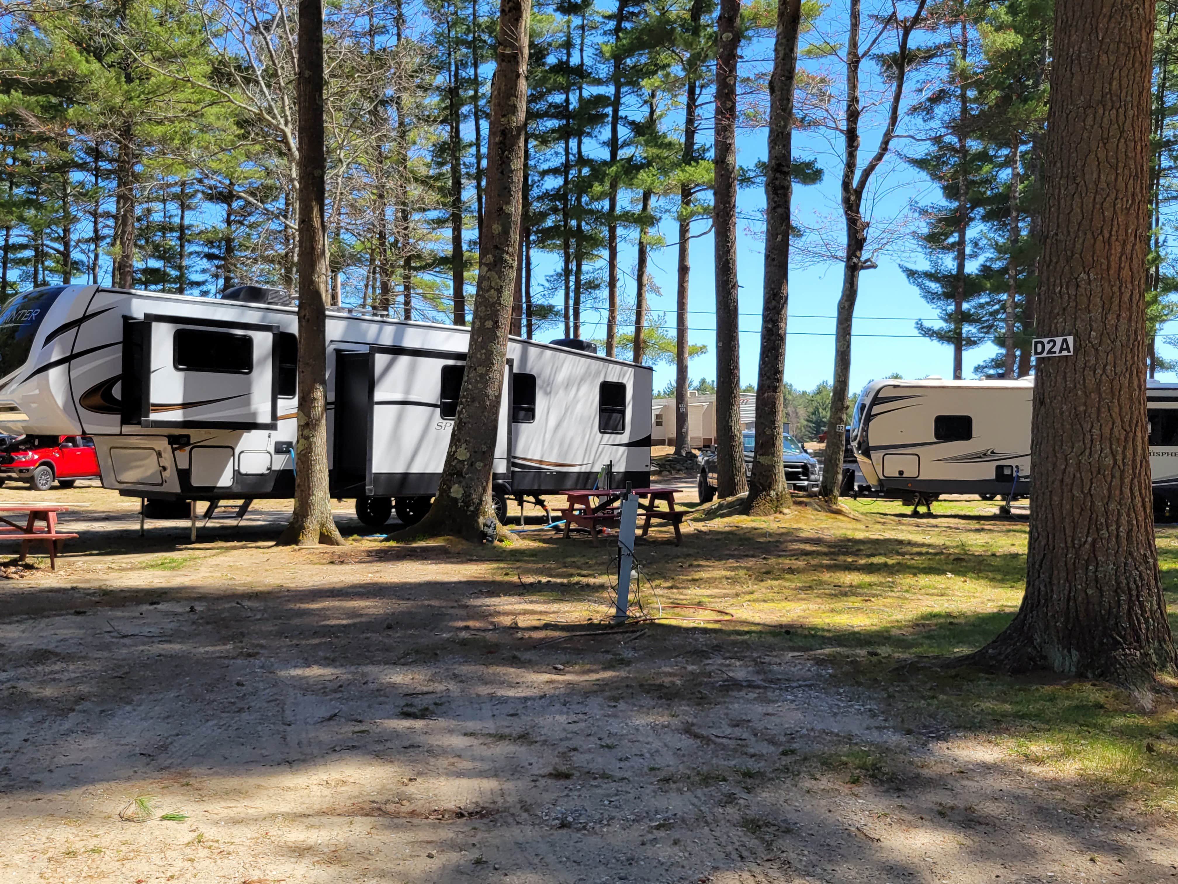 Camper-submitted photo at Wassamki Spring Camping Area near Buxton, ME