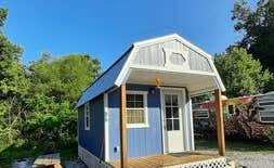 Angie W.'s photo of a cabin at Blue Jay's Nest (Located in the Daniel Boone Campground) near Oil Springs, KY