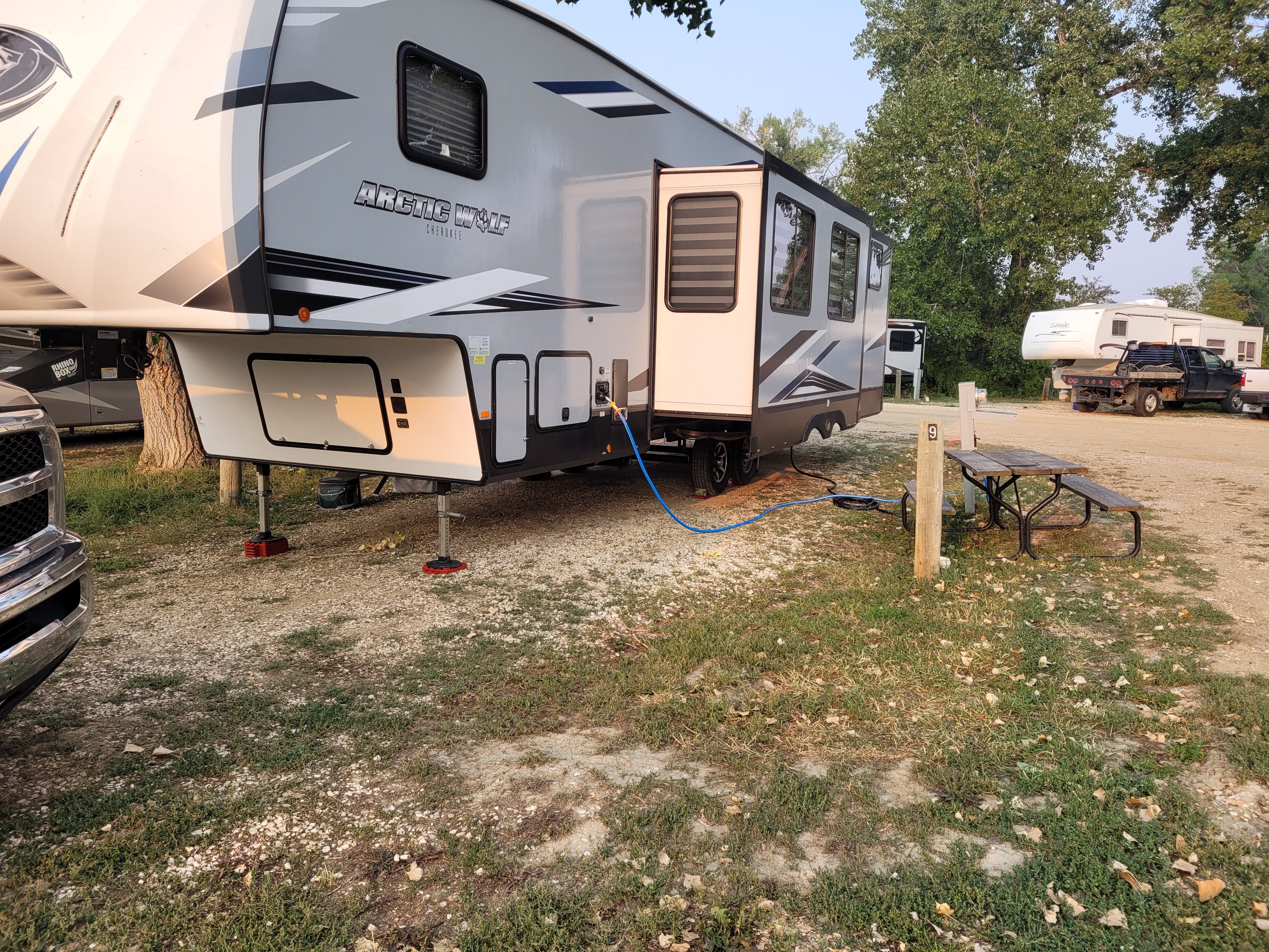Camper submitted image from Powder River Campground & Cabins - 1