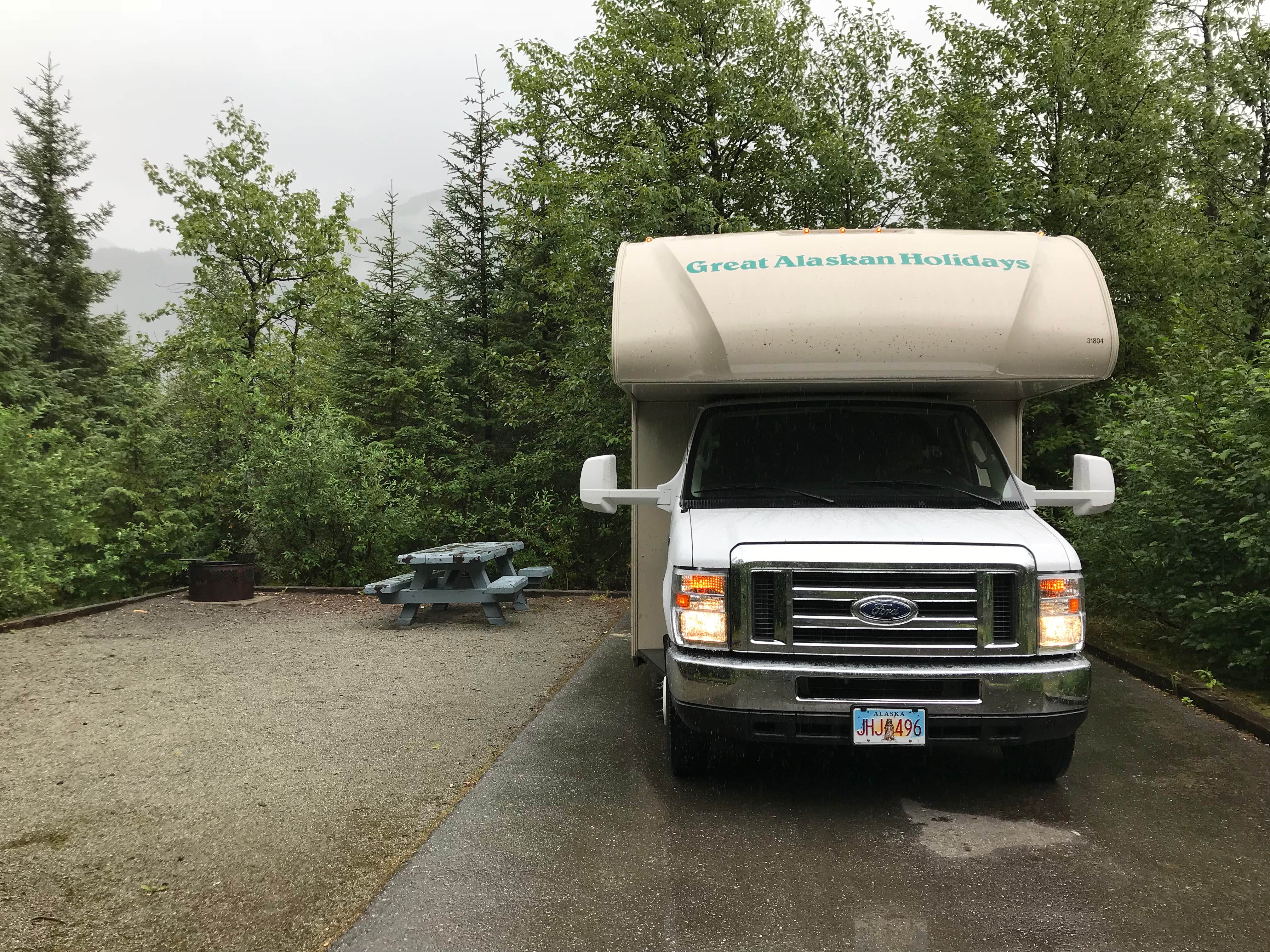Kathy M.'s photo of rv camping at Williwaw Campground near Moose Pass, AK