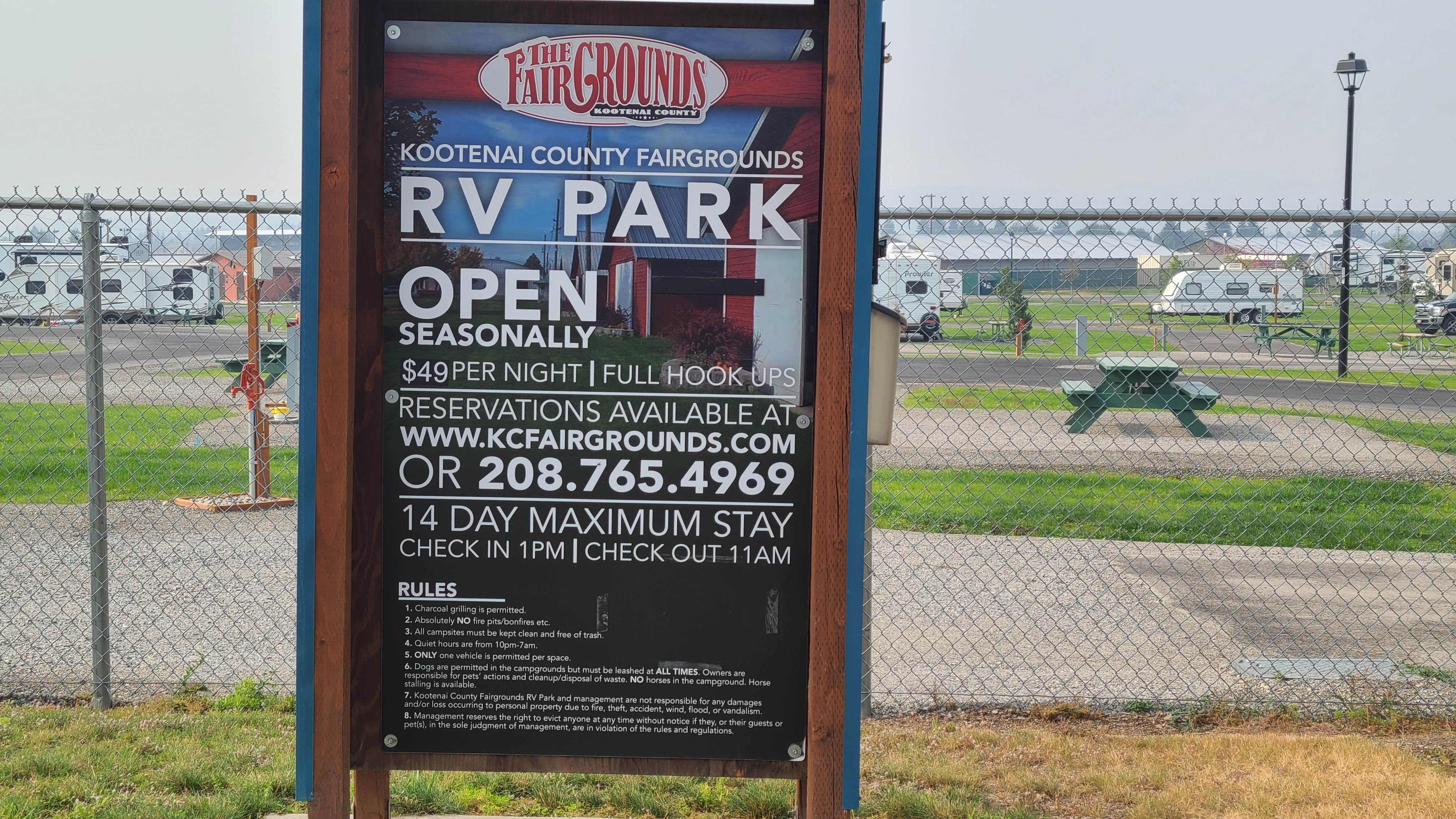 Camper-submitted photo at Kootenai County Fairgrounds RV Park near Coeur d'Alene, ID