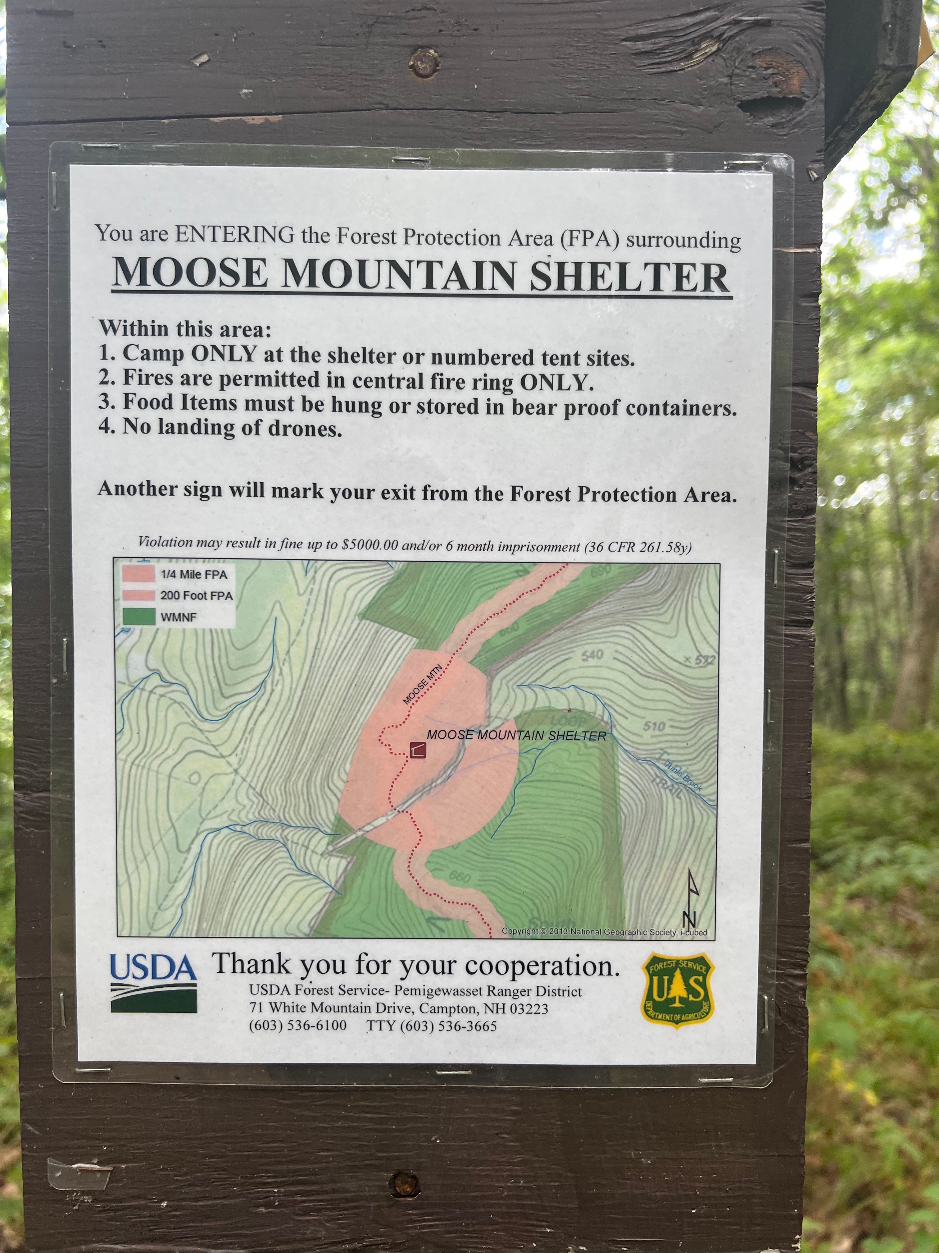 Camper submitted image from Moose Mountain Backcountry Shelter on the AT — Appalachian National Scenic Trail - 5