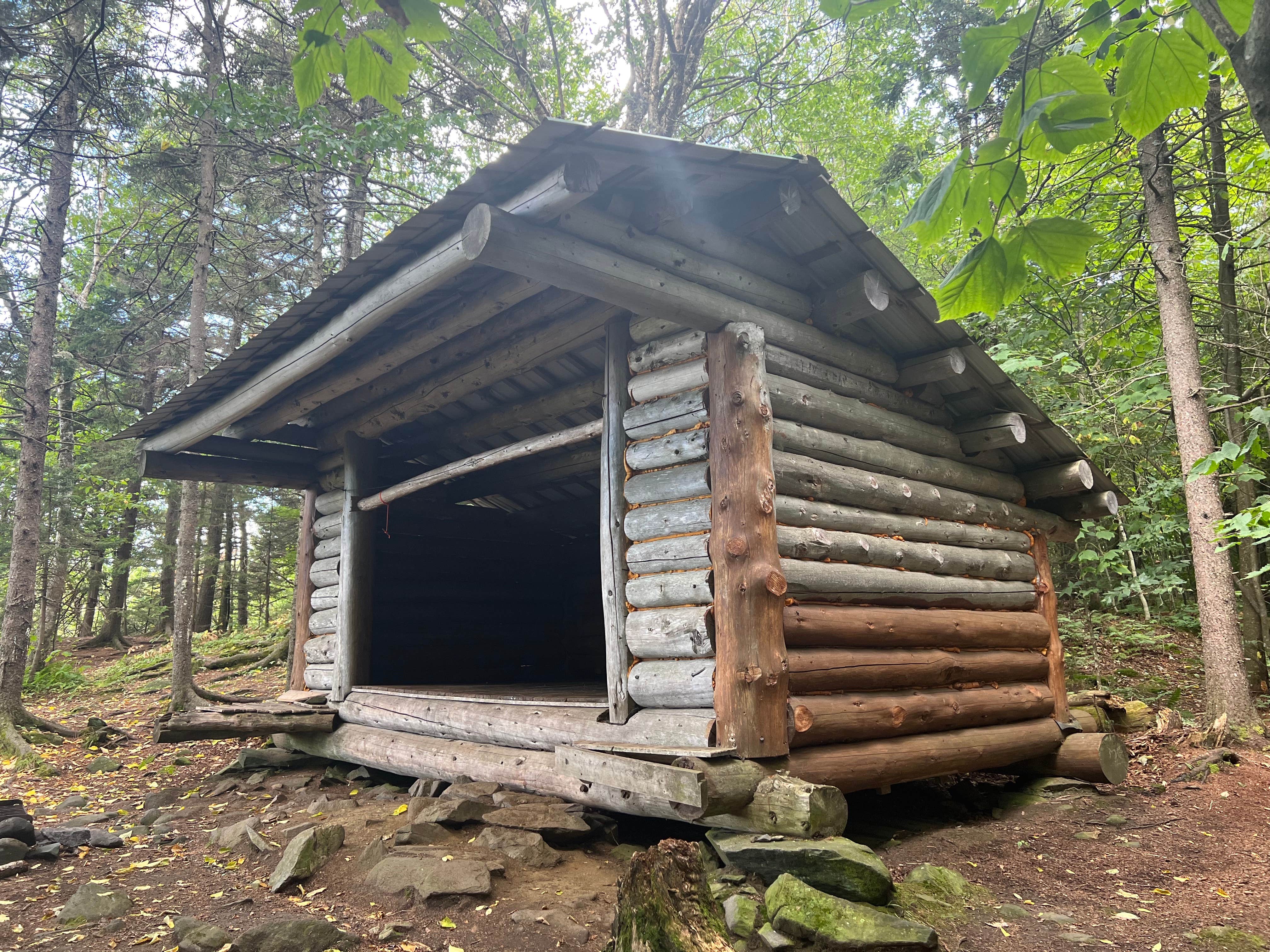 Justin P.'s photo of a cabin at Moose Mountain Backcountry Shelter on the AT — Appalachian National Scenic Trail near Lyme, NH