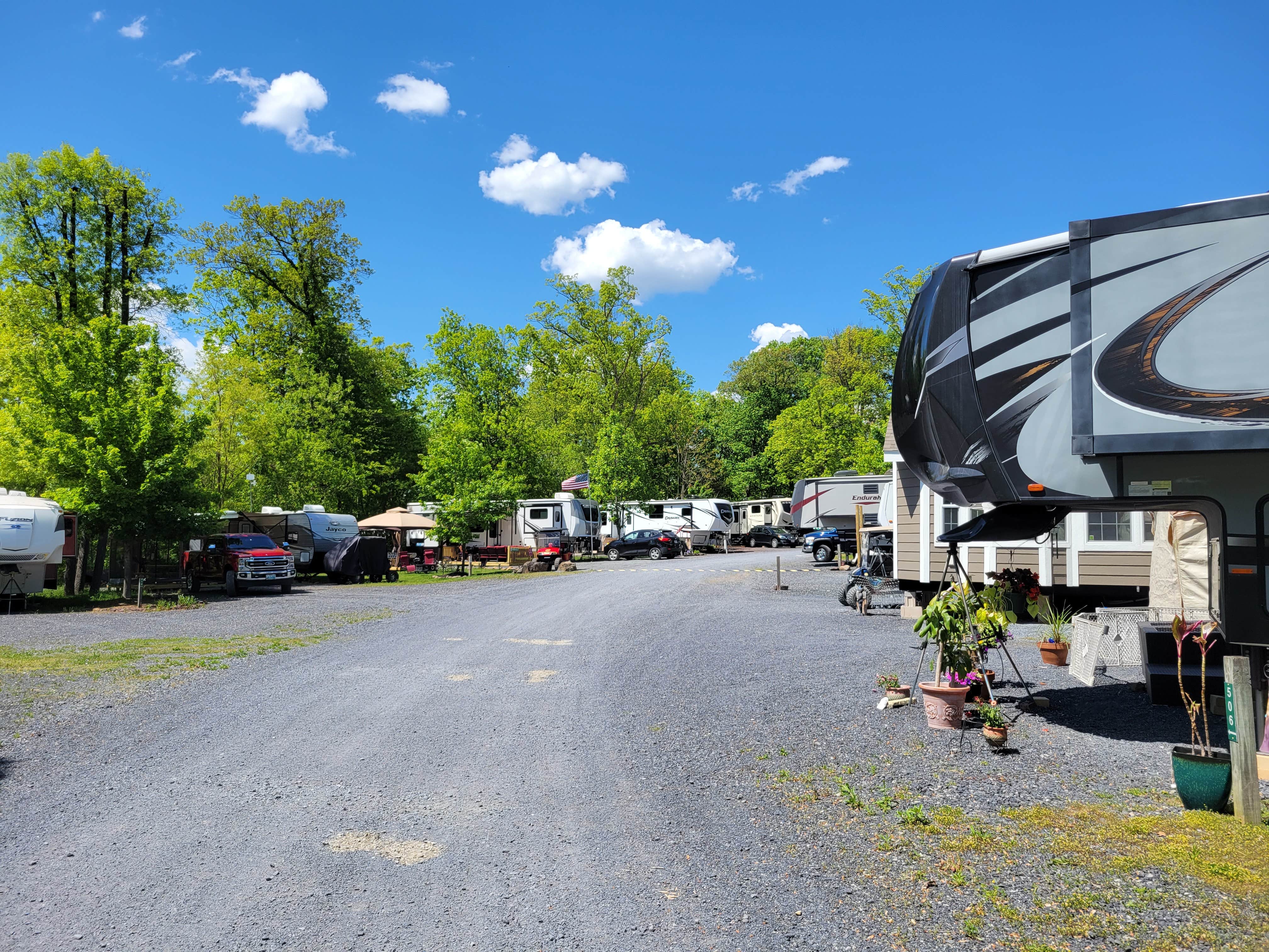 Nancy W.'s photo of rv camping at Drummer Boy Camping Resort near Ellicott City, MD