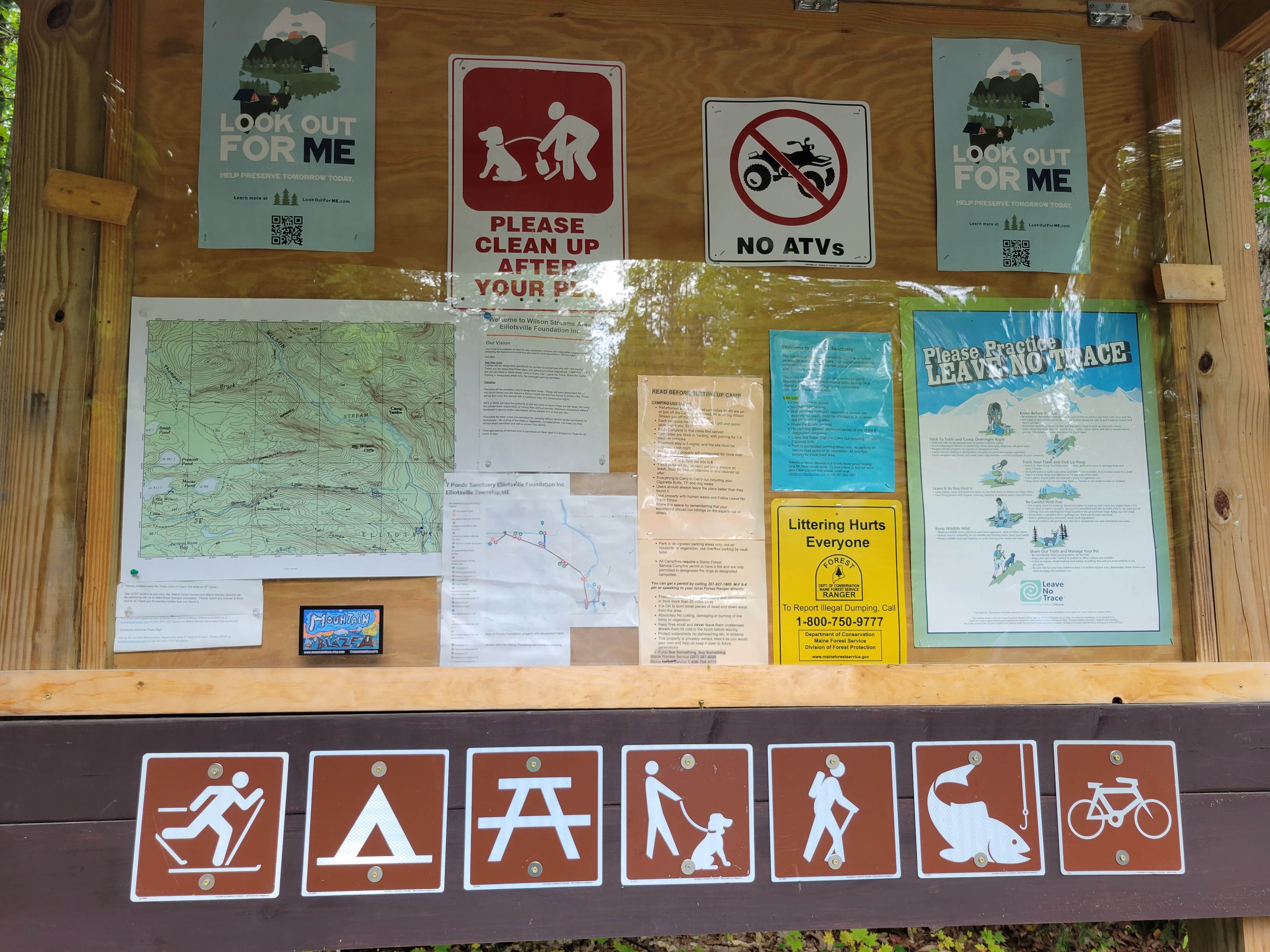 Camper-submitted photo at Wilson Streams Area near Willimantic, ME