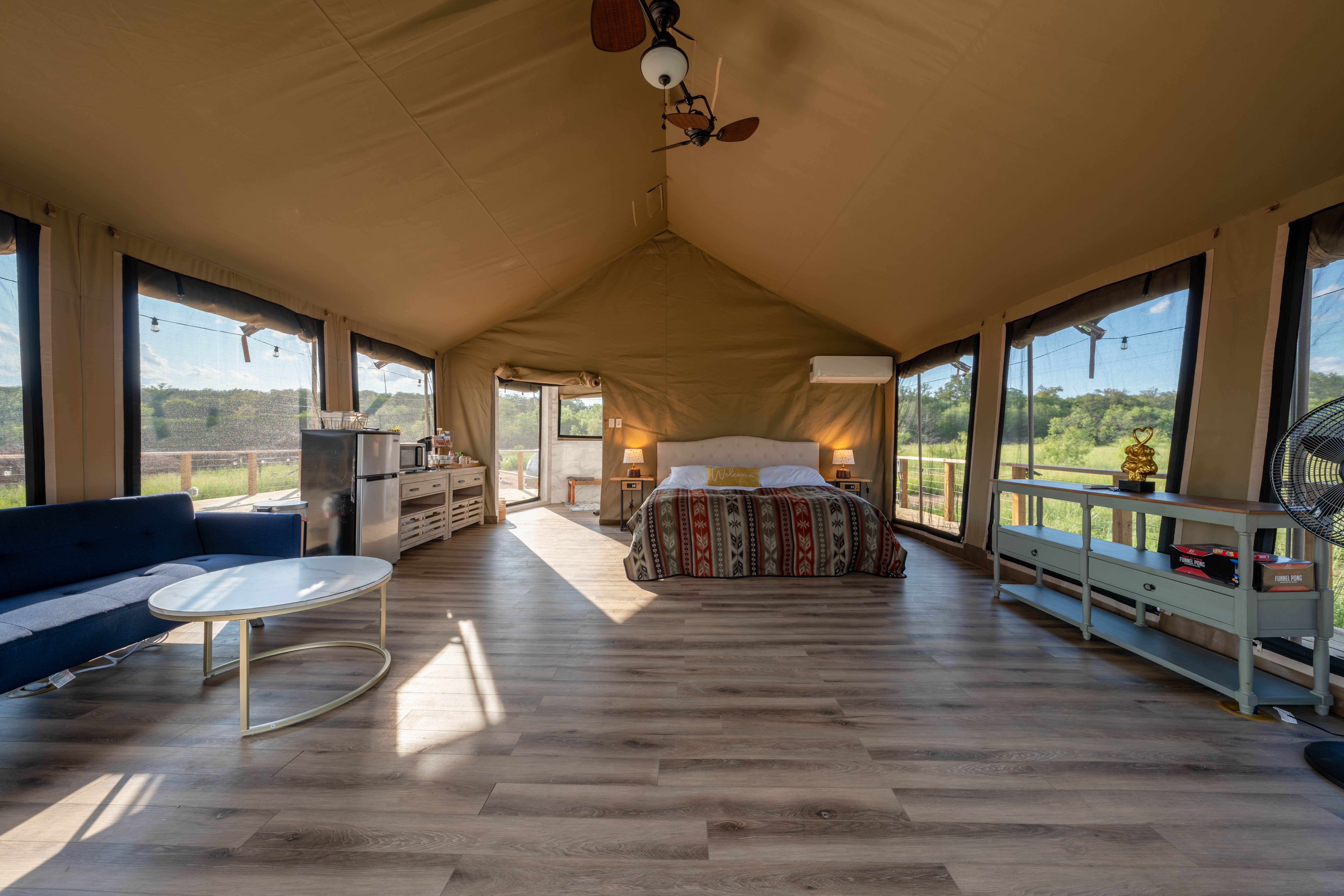 Loving H.'s photo of glamping accommodations at Loving Heart Retreats near Bertram, TX