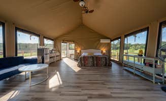 Loving H.'s photo of glamping accommodations at Loving Heart Retreats near Cedar Park, TX