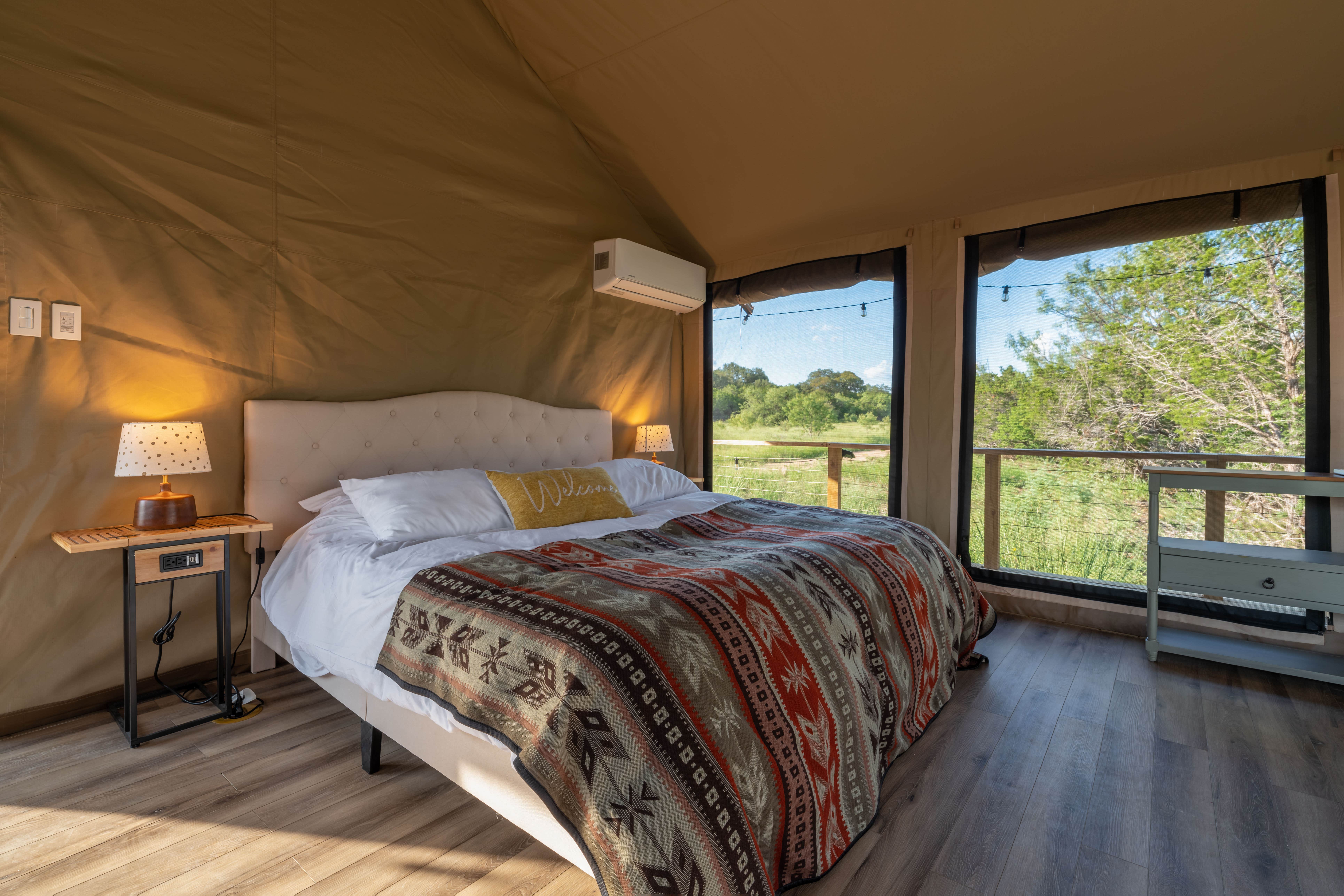 Loving H.'s photo of glamping accommodations at Loving Heart Retreats near Lago Vista, TX