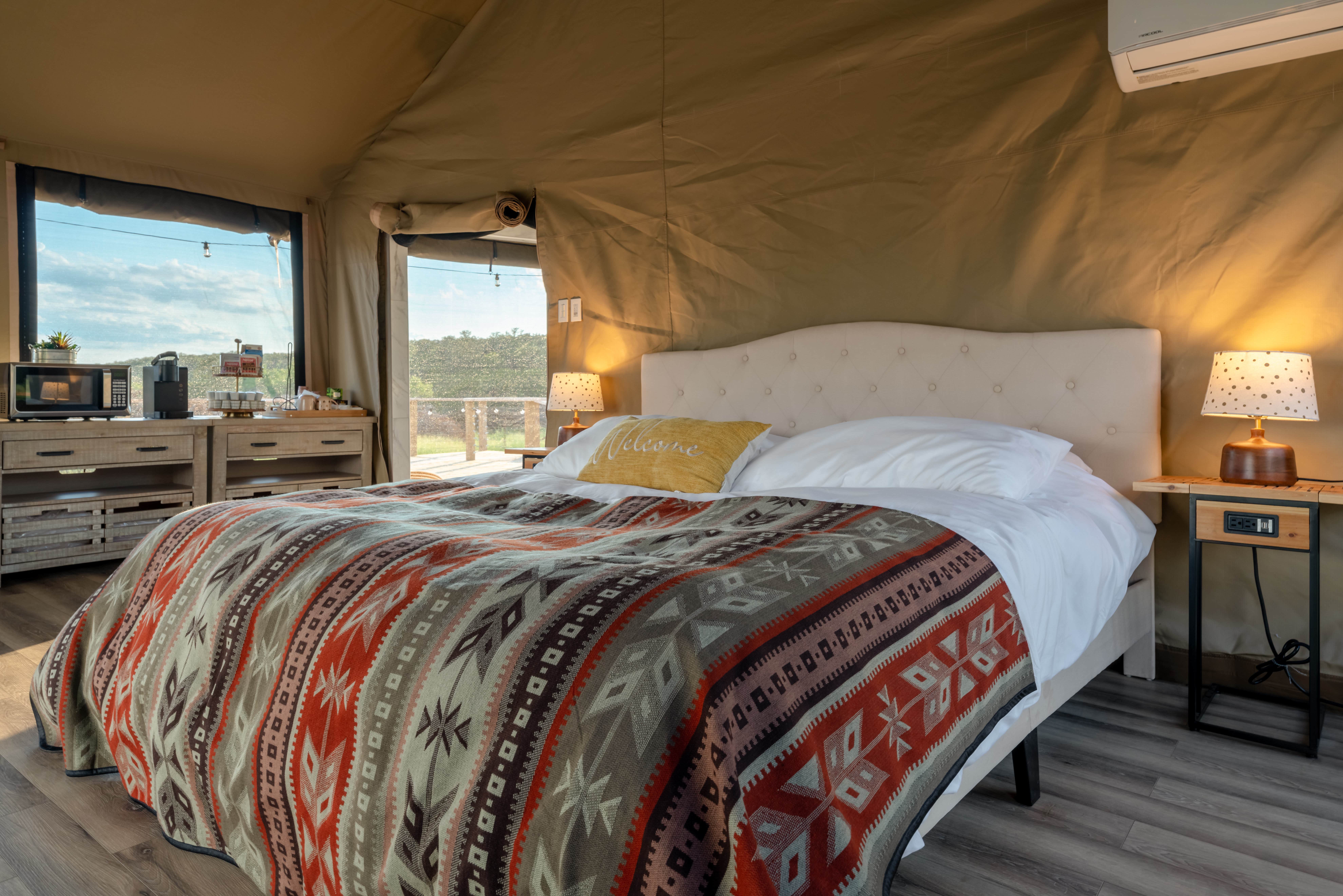 Loving H.'s photo of glamping accommodations at Loving Heart Retreats near Georgetown, TX