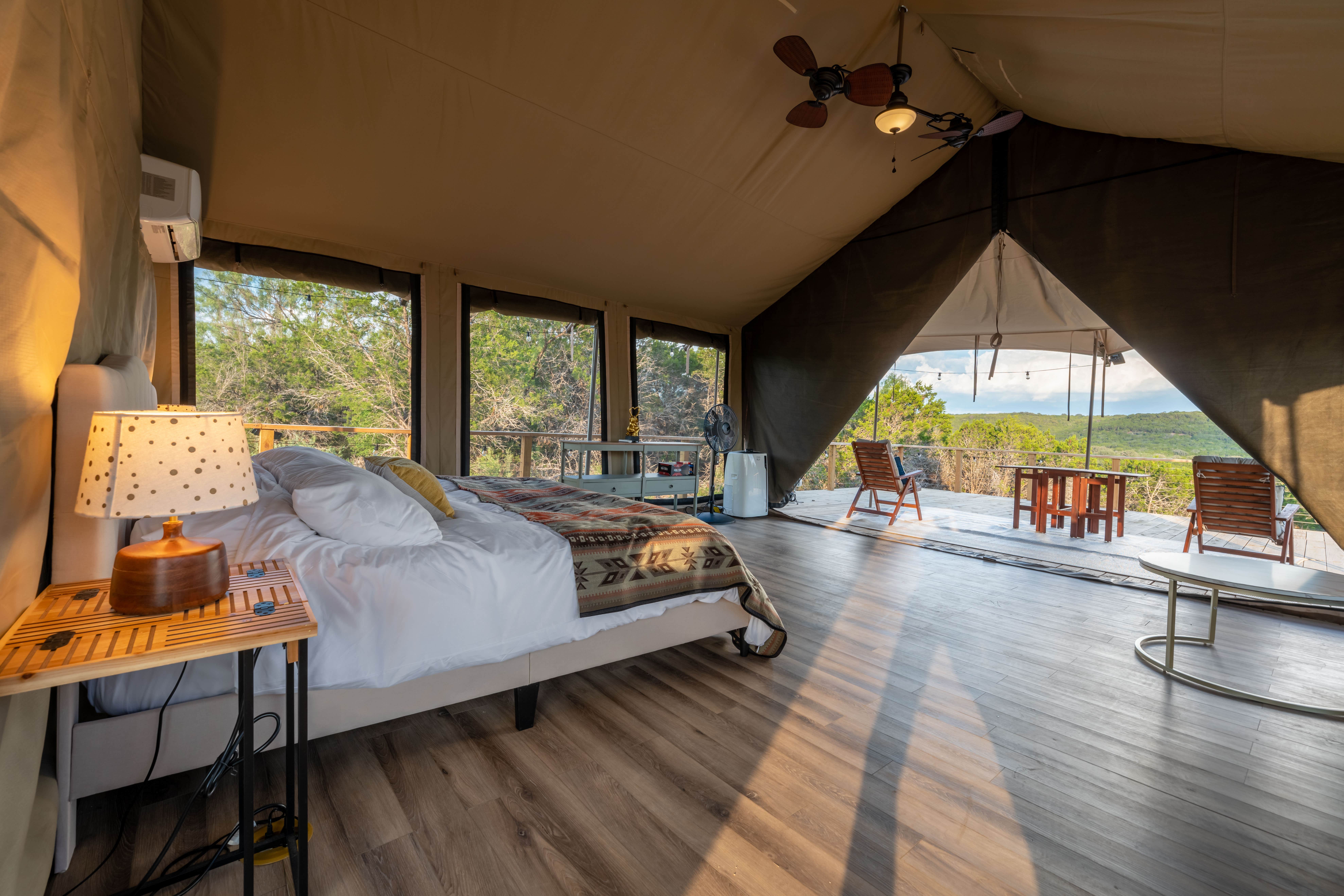 Loving H.'s photo of glamping accommodations at Loving Heart Retreats near Castell, TX