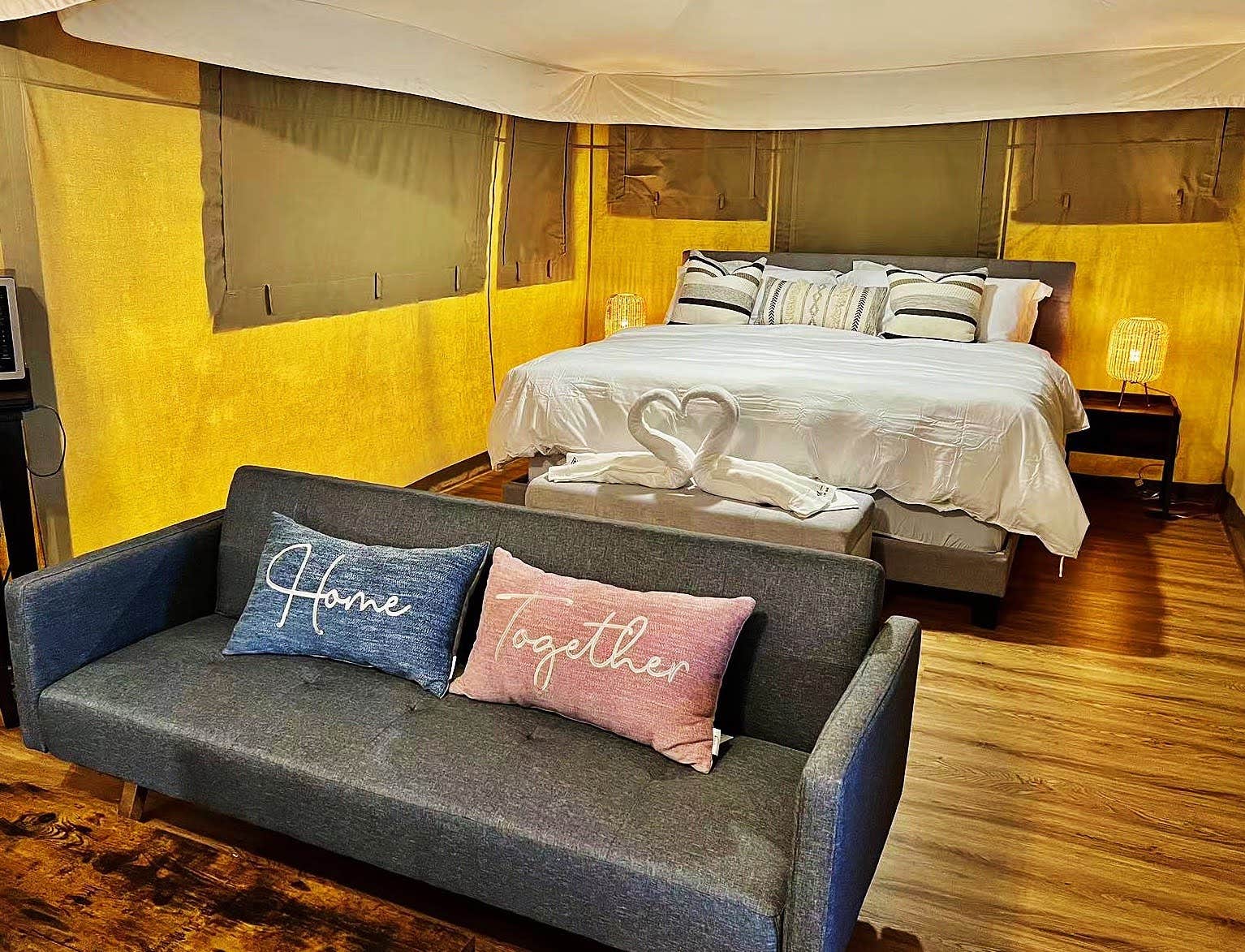 Loving H.'s photo of glamping accommodations at Loving Heart Retreats near Leander, TX