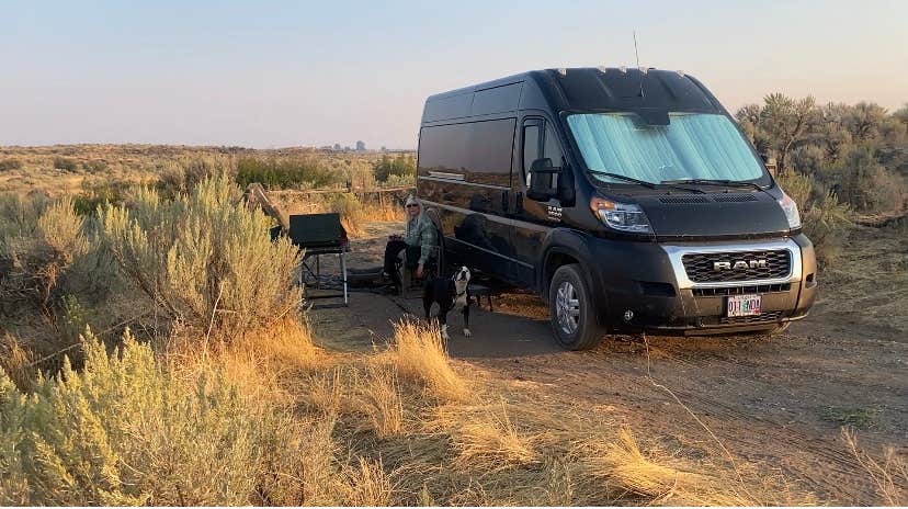 Mondo Moto Media's photo of camping with pets at Big Lost River Dispersed near Arco, ID