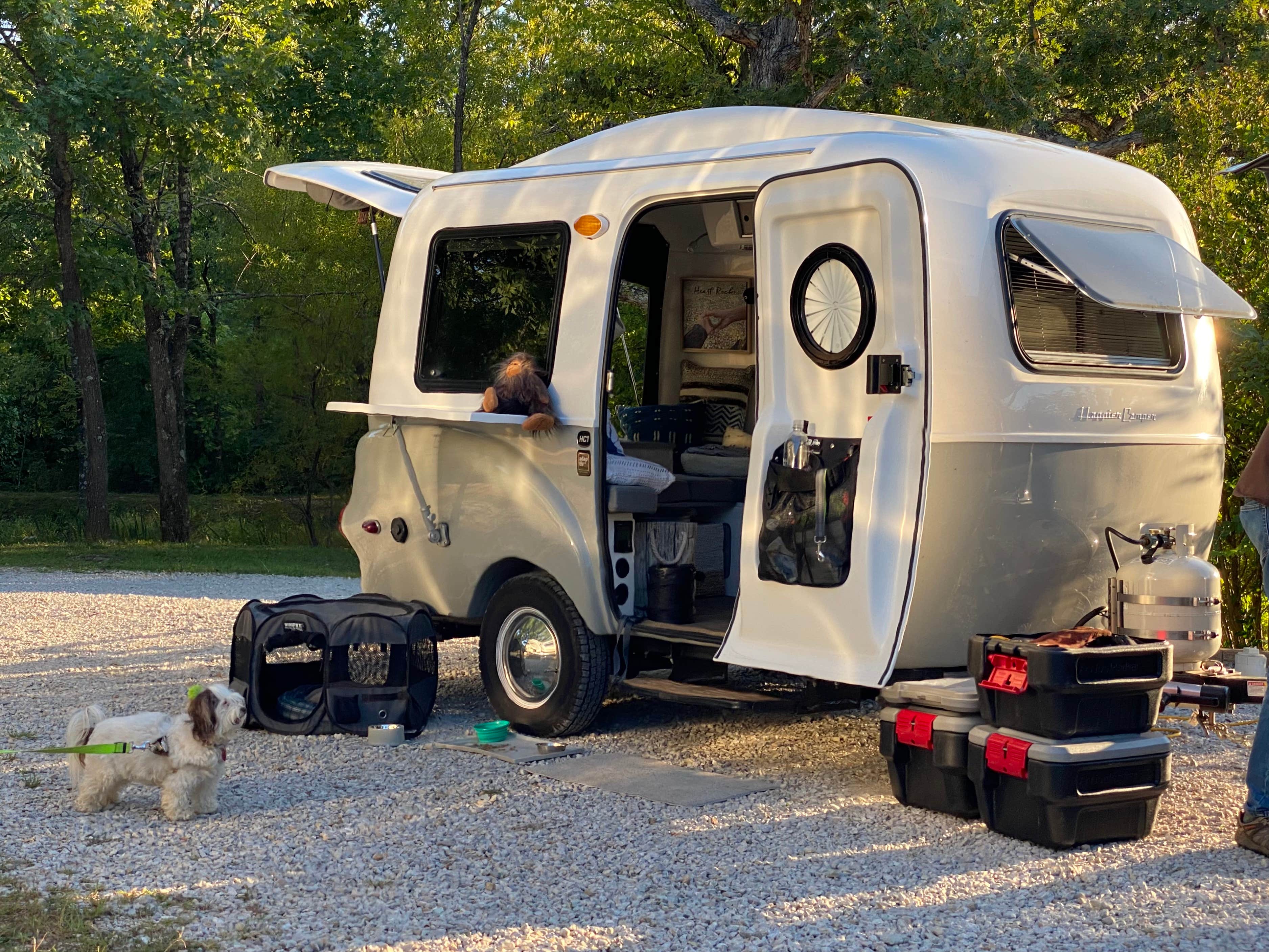 Aida K.'s photo of camping with pets at Lazy Day Campground near Mexico, MO