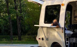 Aida K.'s photo of camping with pets at Lazy Day Campground near Clarksville, MO