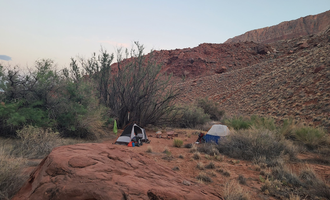 Camping near Paria Canyon Backcountry - Confluence Site : Paria Canyon Wilderness - Final Designated Campsite Before Lee's Ferry, Marble Canyon, Arizona