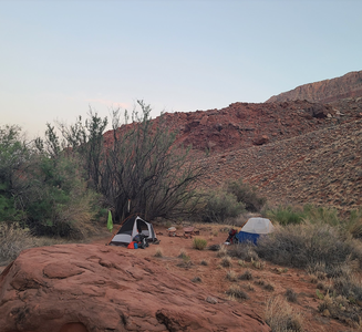 Camper-submitted photo from Paria Canyon Wilderness - Final Designated Campsite Before Lee's Ferry