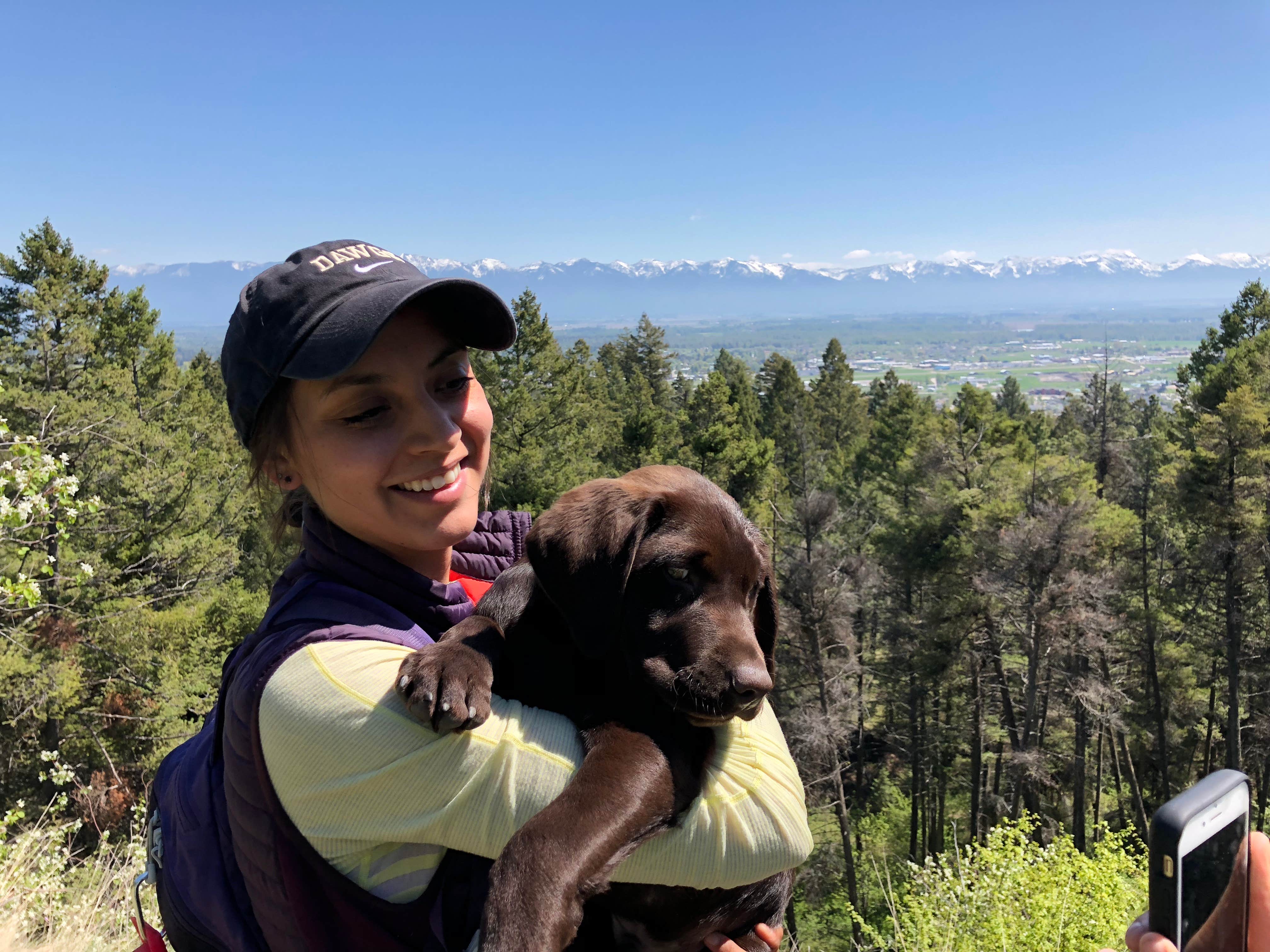 Sasha W.'s photo of camping with pets at Basin Campground near Cooke City, MT