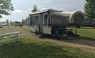 Amy T.'s photo of rv camping at Waterloo - Lost Island Waterpark KOA near Shellsburg, IA