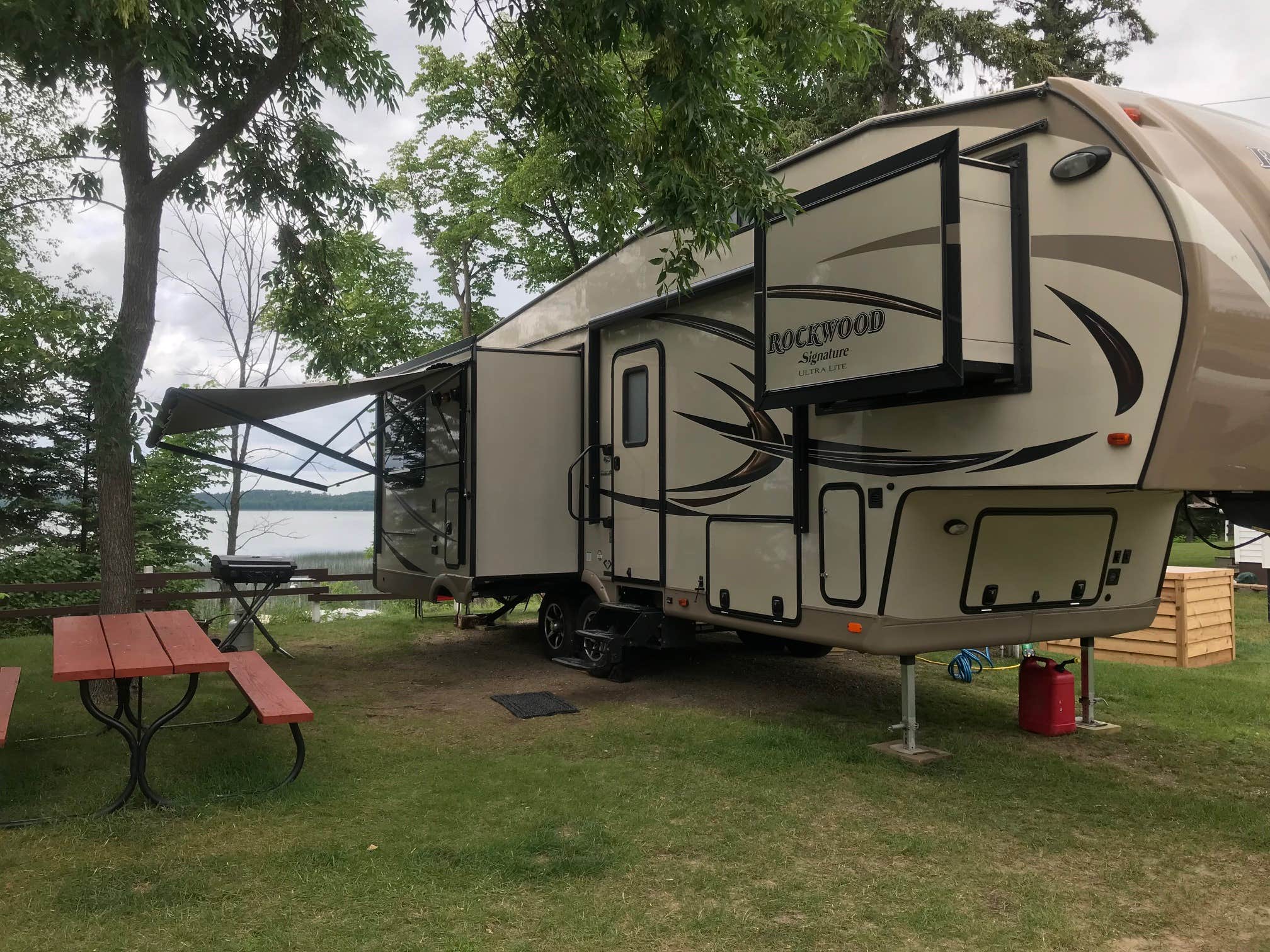 TyAnn J.'s photo of rv camping at Balsam Beach Resort & RV Park near Shevlin, MN