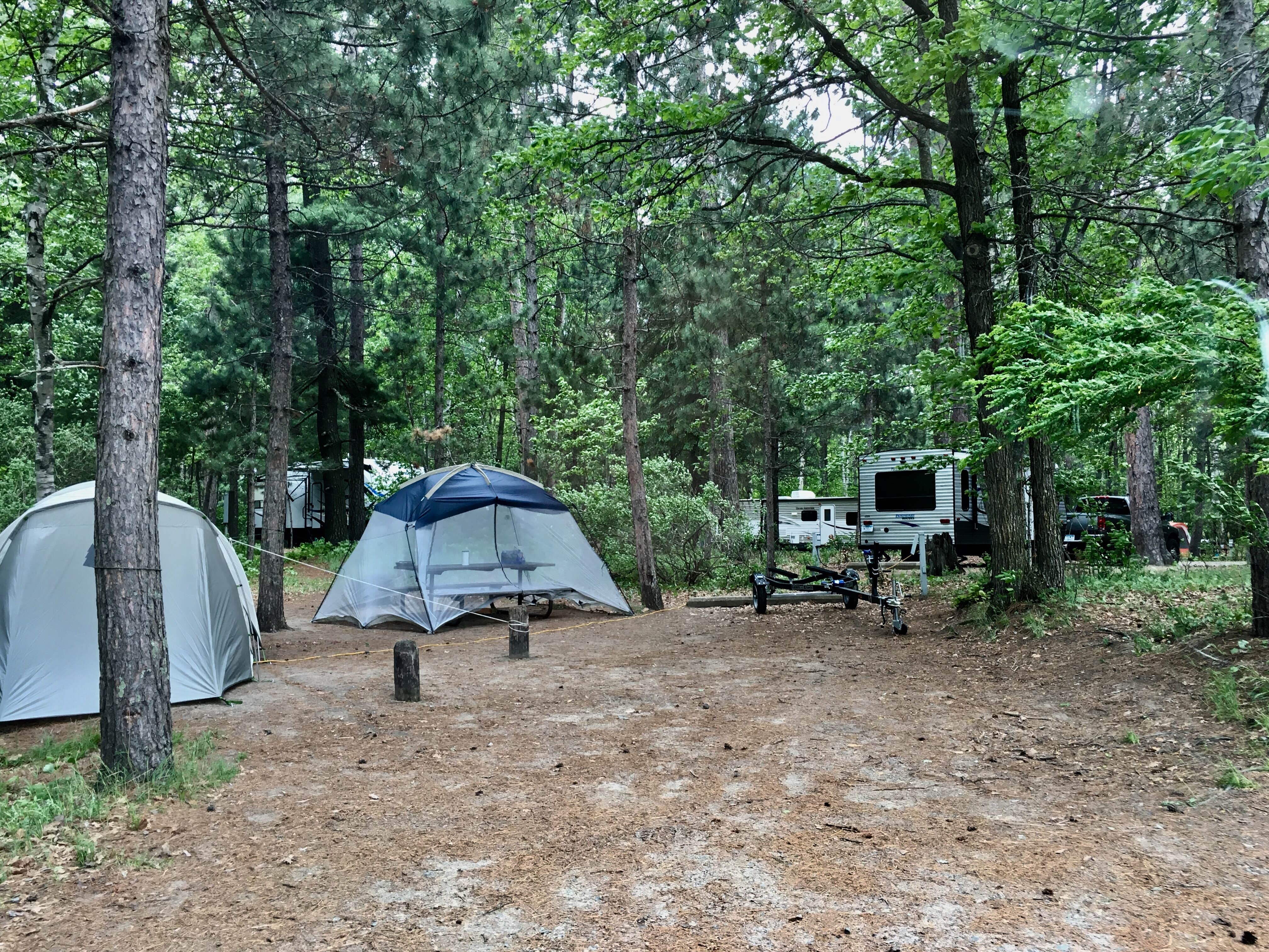 Janet R.'s photo at Side Lake Campground — McCarthy Beach State Park in Minnesota