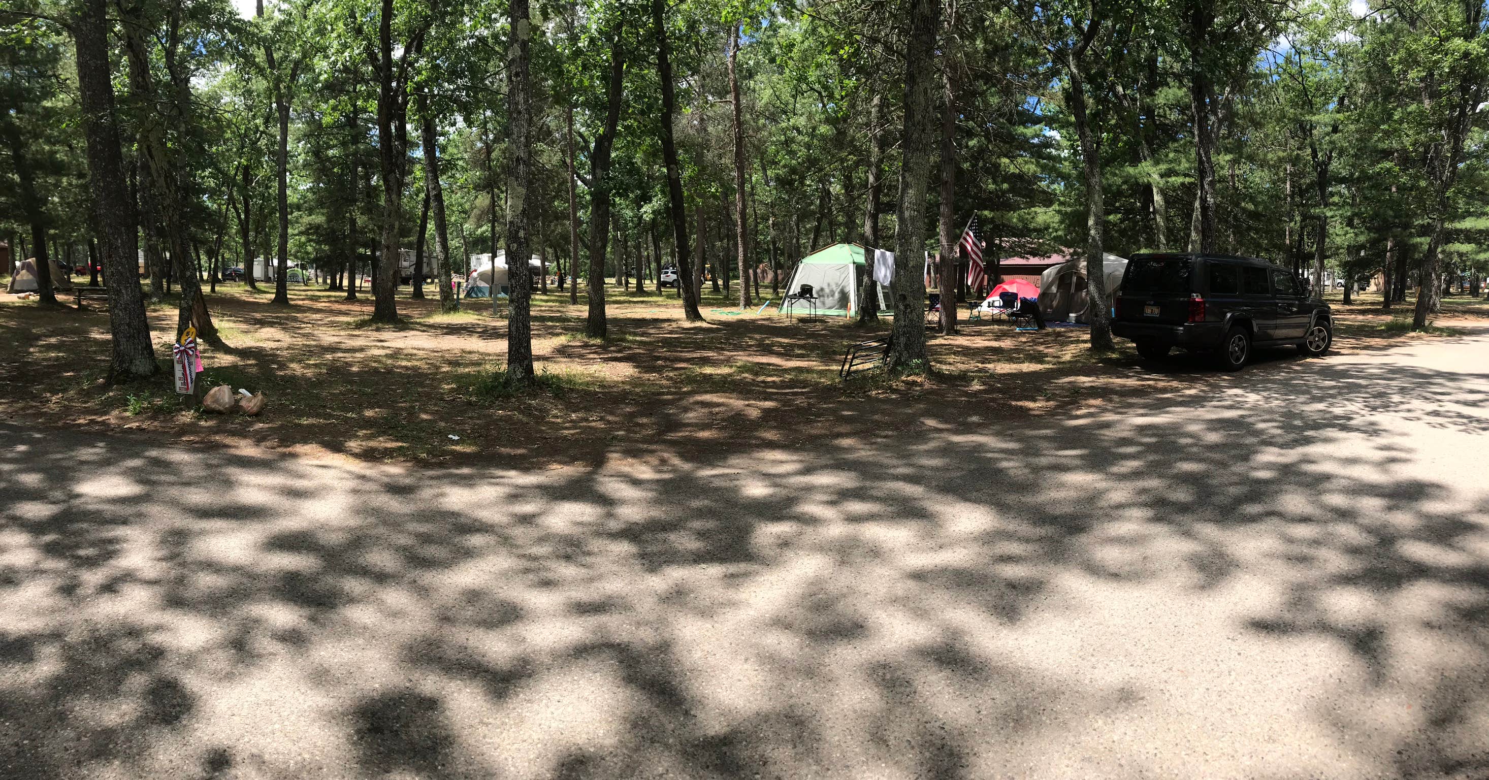 Rachel S.'s photo of rv camping at Old Orchard Park Campground near Hubbard Lake, MI