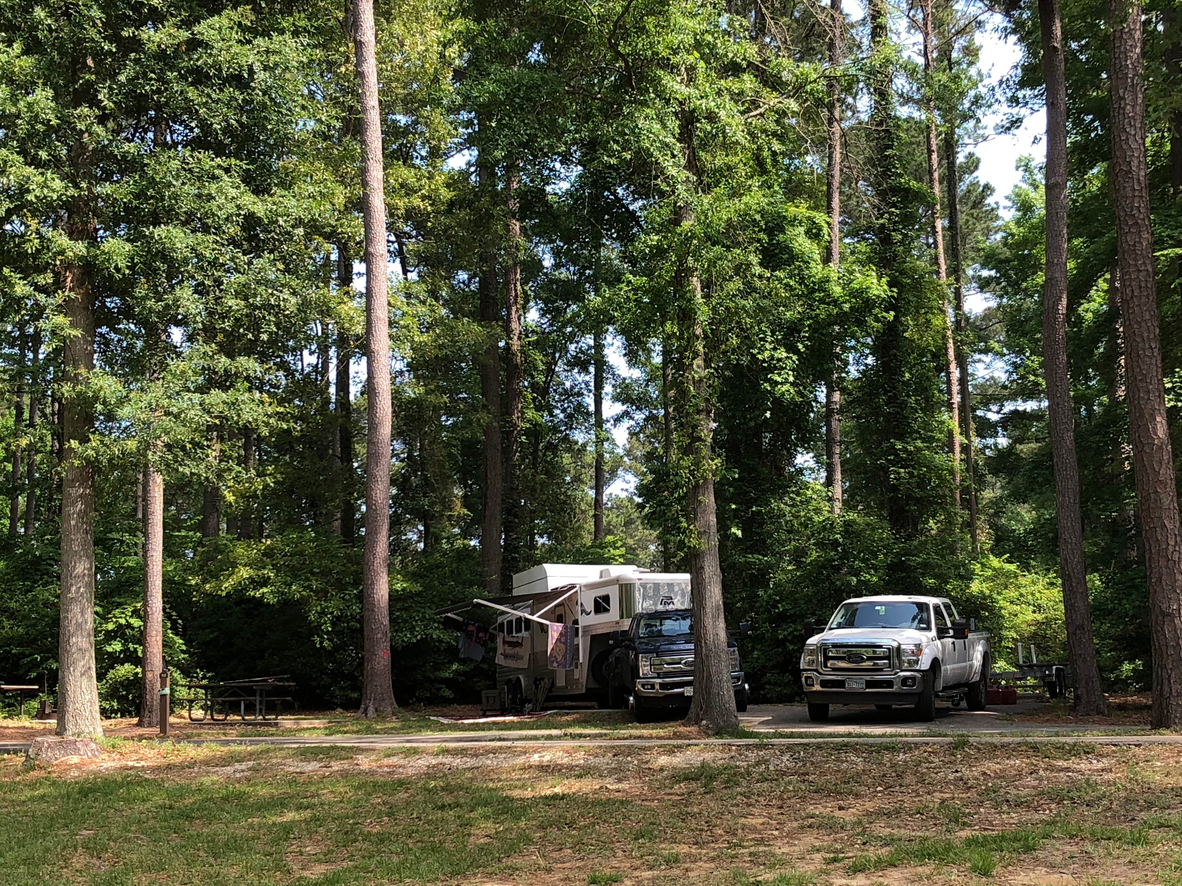Mary A.'s photo of rv camping at Hanks Creek near San Augustine, TX