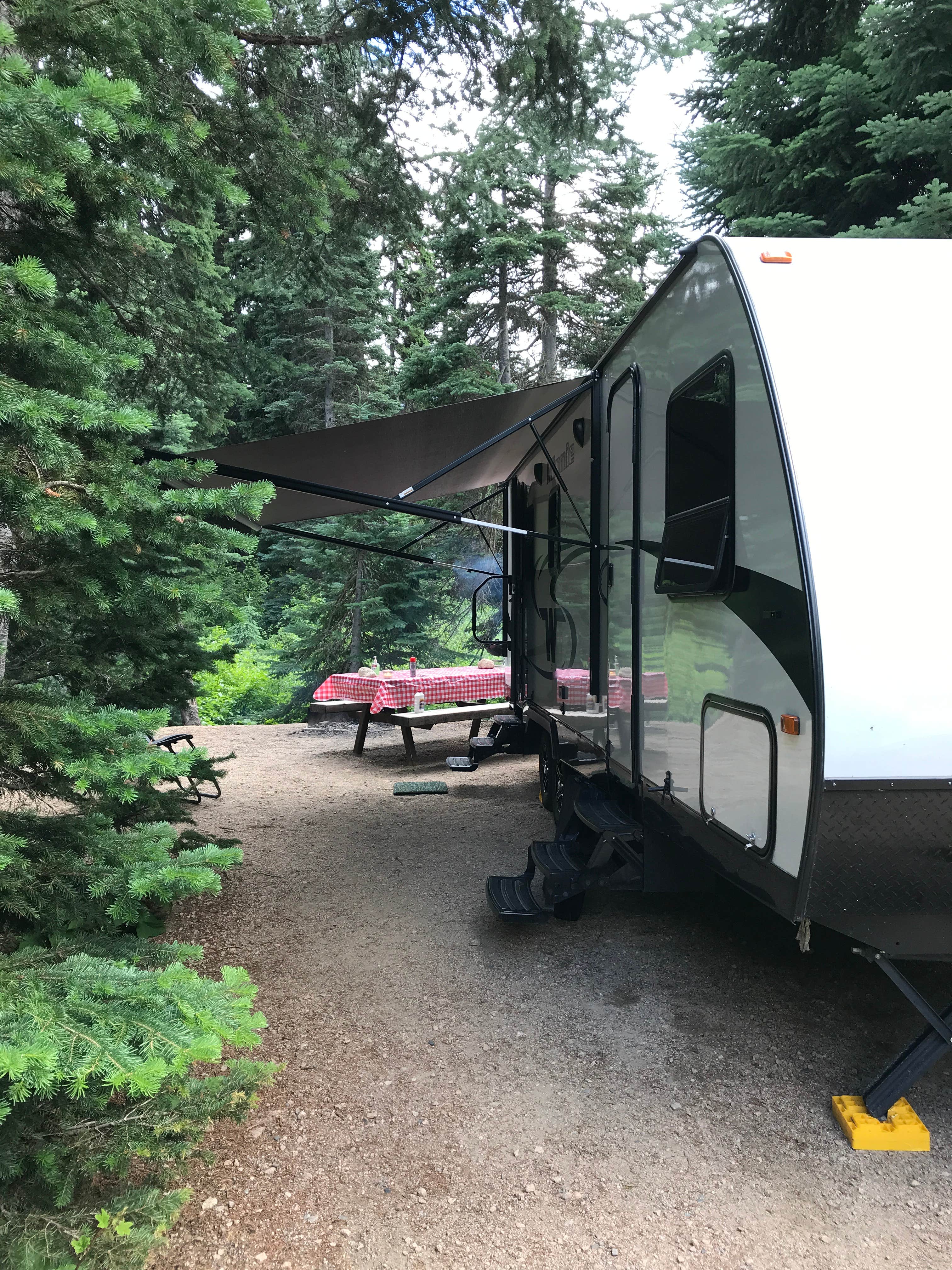 Kathee M.'s photo of rv camping at Lone Fir Campground near Mazama, WA